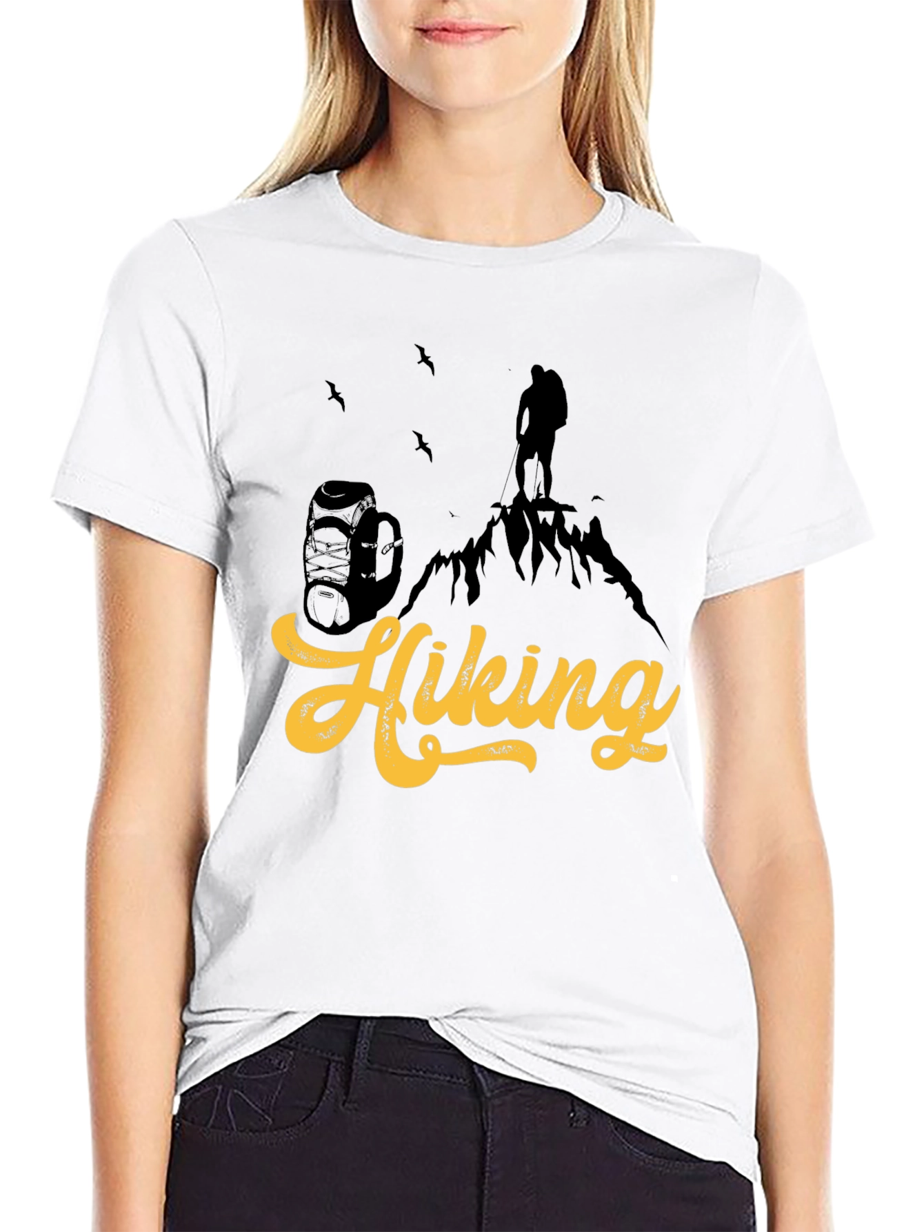 Hiking Graphic Tee - Adventure Awaits!