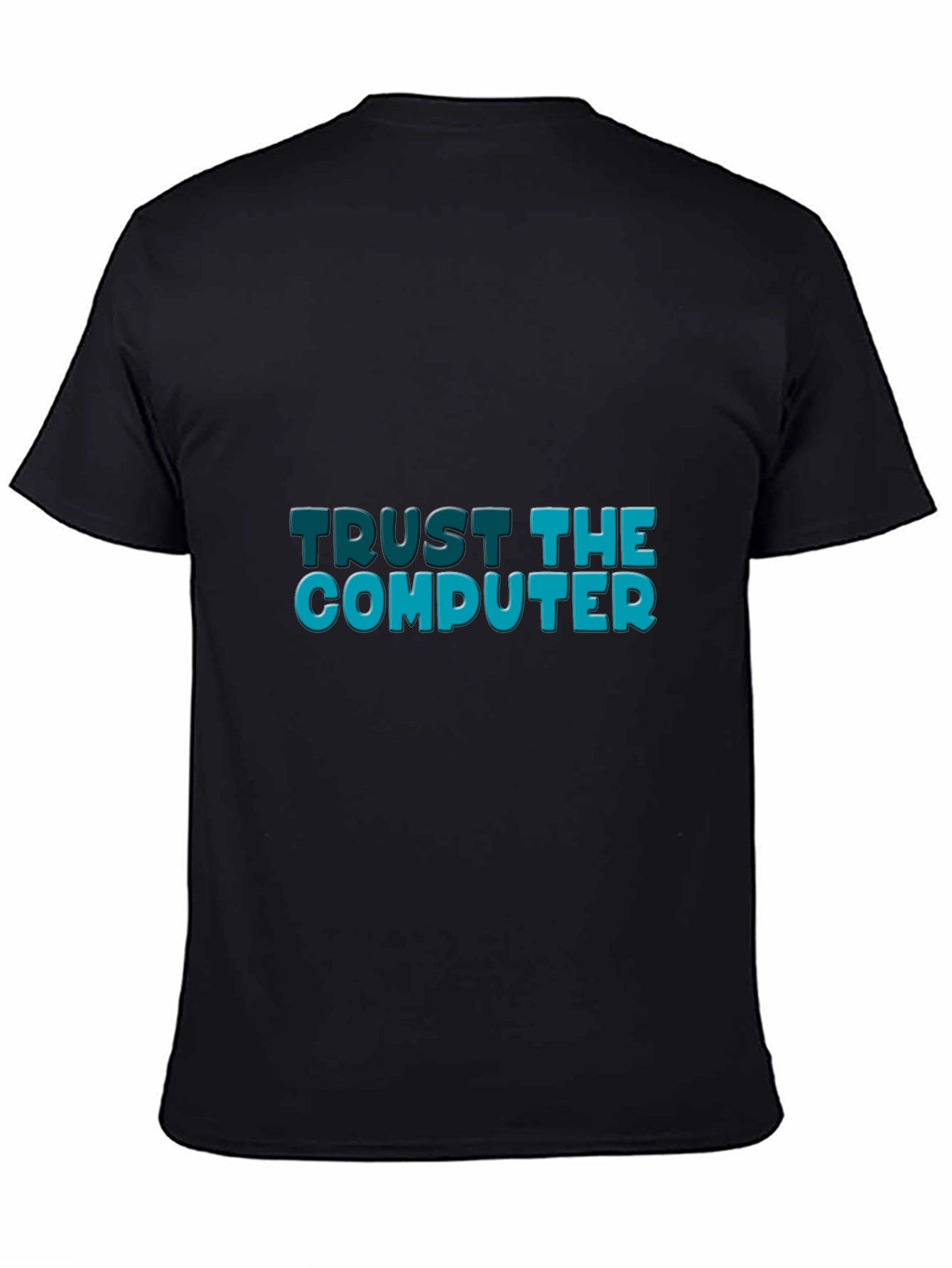 Trust the Computer Black Tee