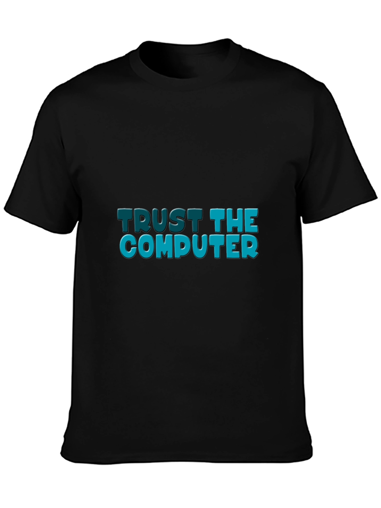 Trust the Computer Black Tee