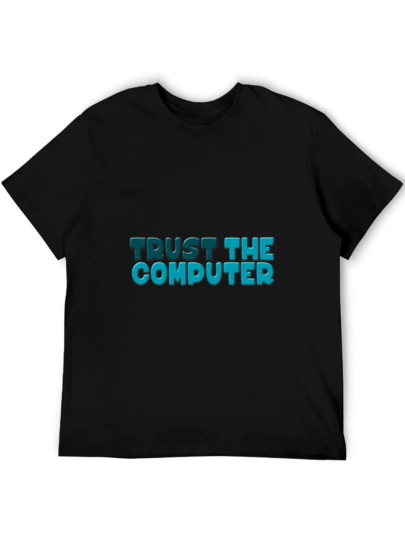 Trust the Computer Black Tee