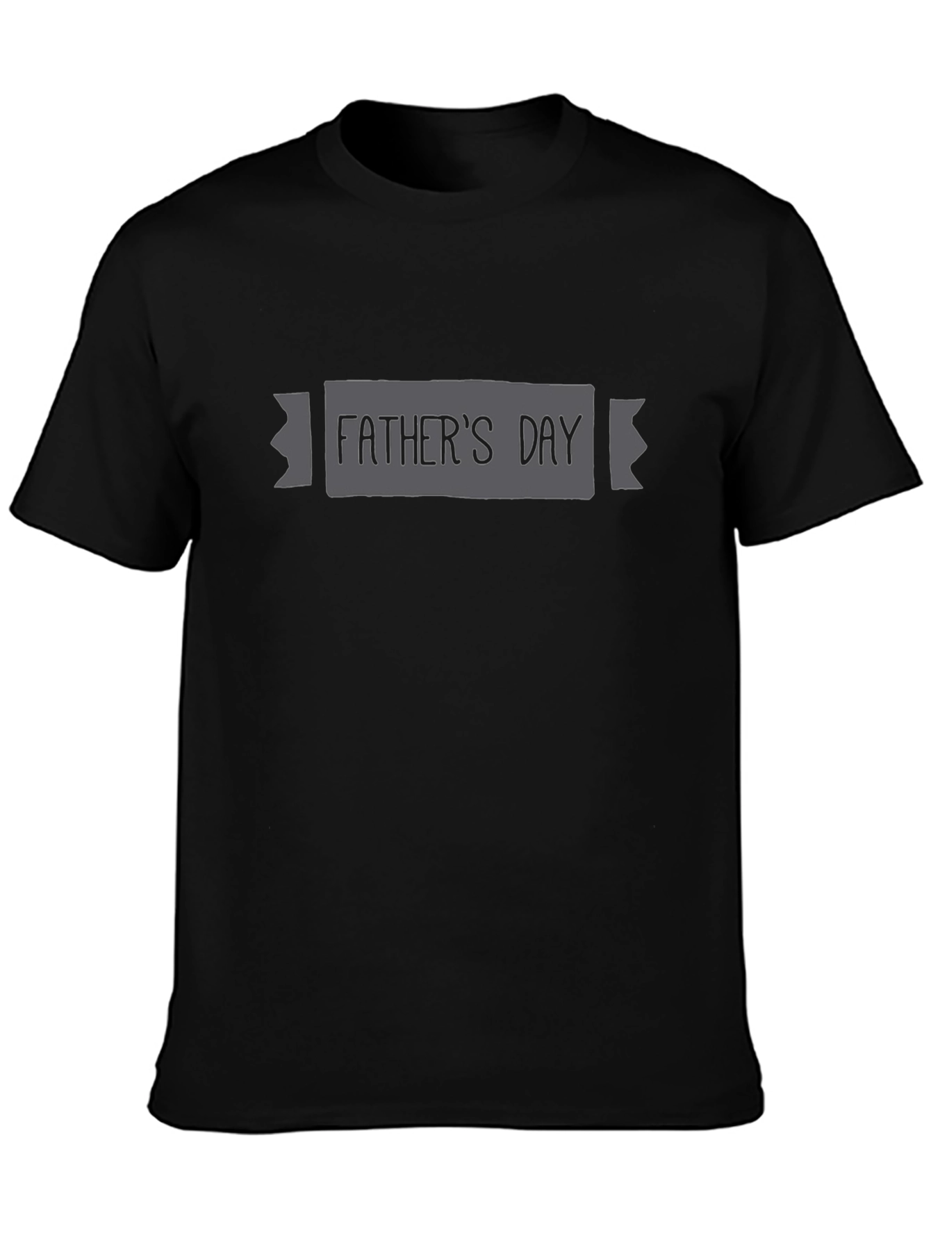 Fathers Day Graphic T-Shirt - Mens Black Tee