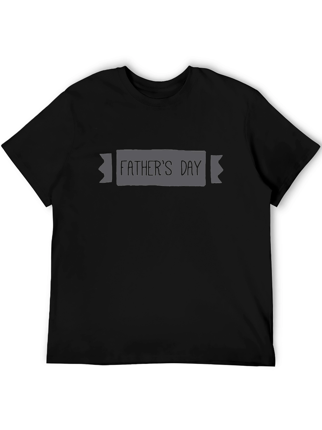 Fathers Day Graphic T-Shirt - Mens Black Tee