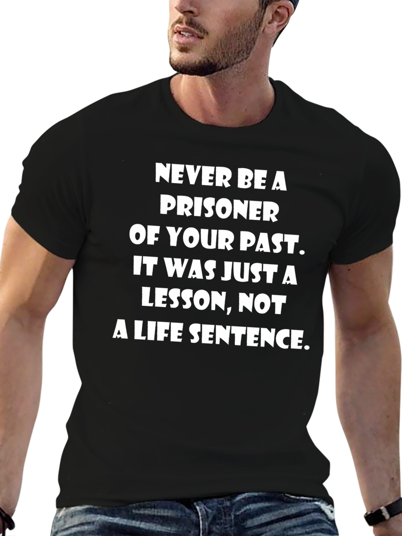 Inspirational Graphic T-Shirt - Prisoner of the Past
