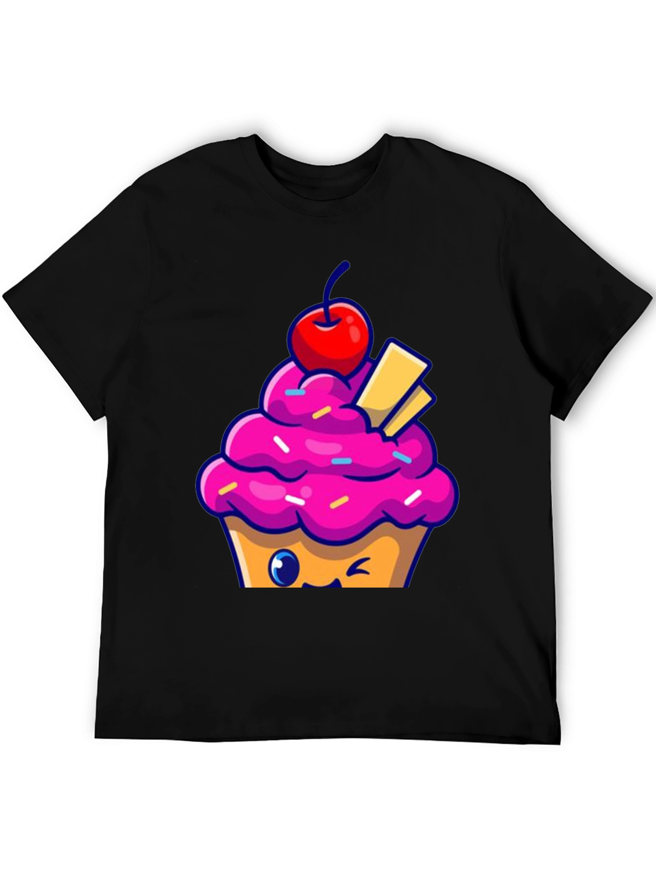 Cute Cupcake Graphic Tee - Sweet Style!