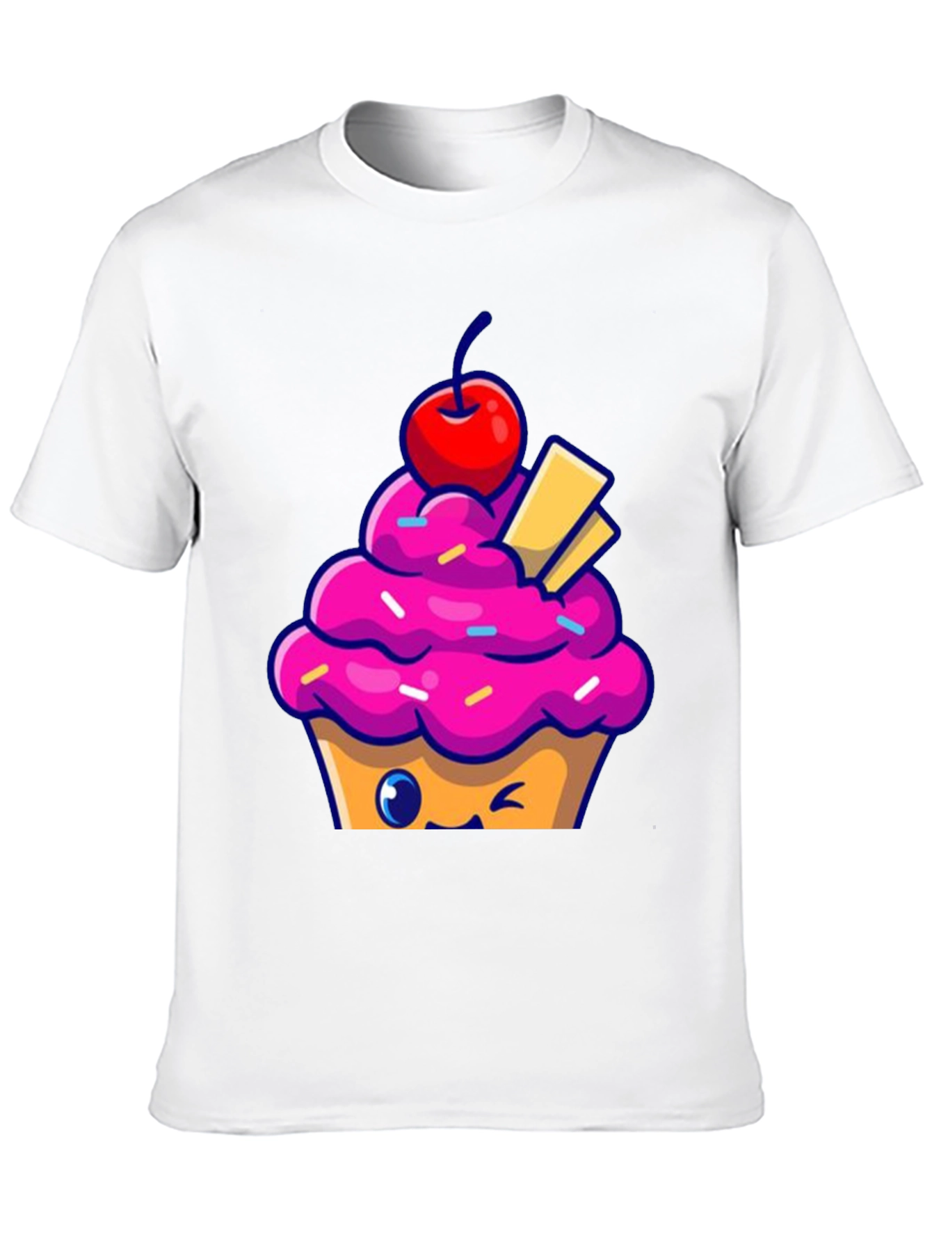 Cute Cupcake Graphic Tee - Sweet Style!