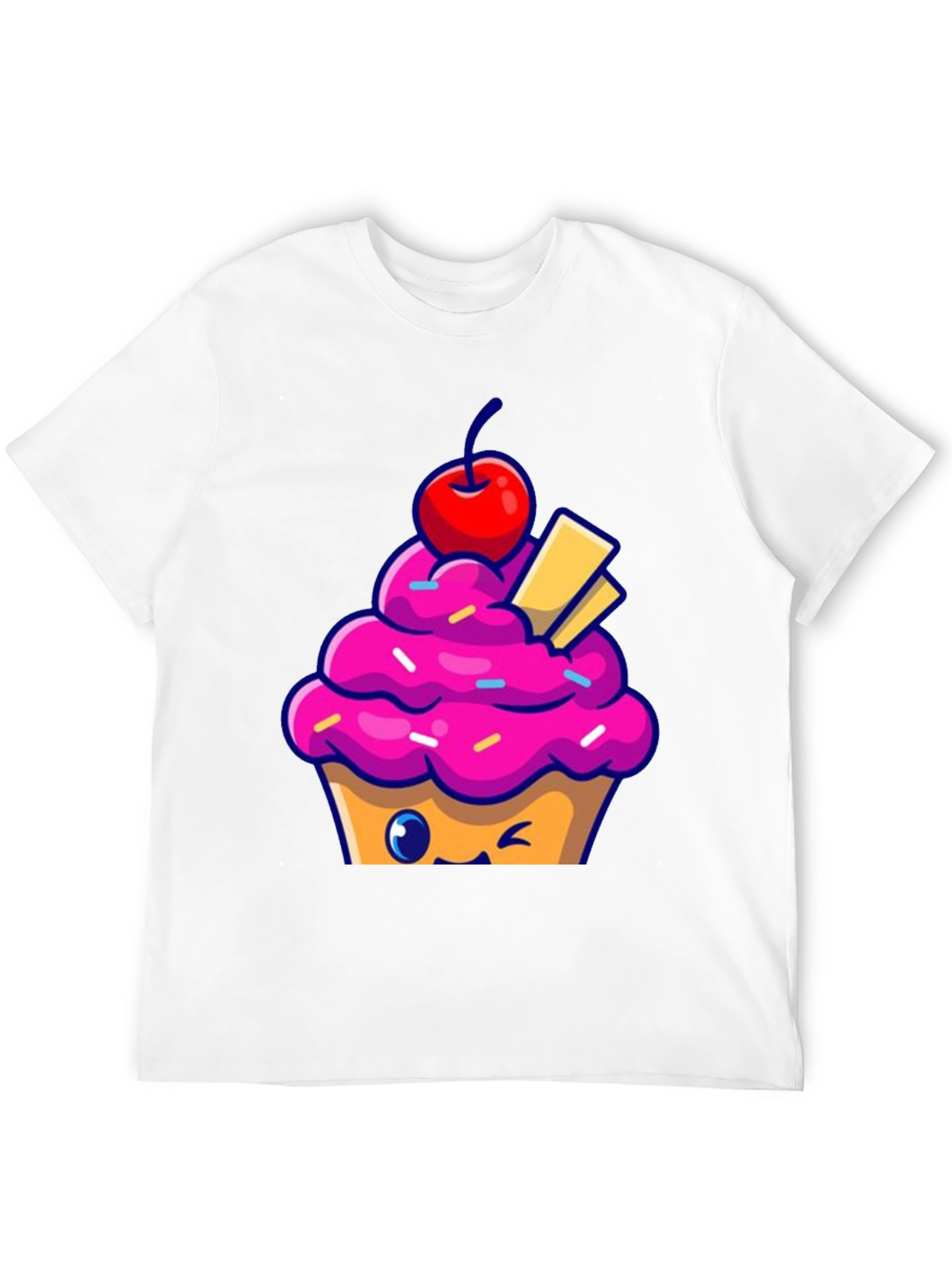 Cute Cupcake Graphic Tee - Sweet Style!