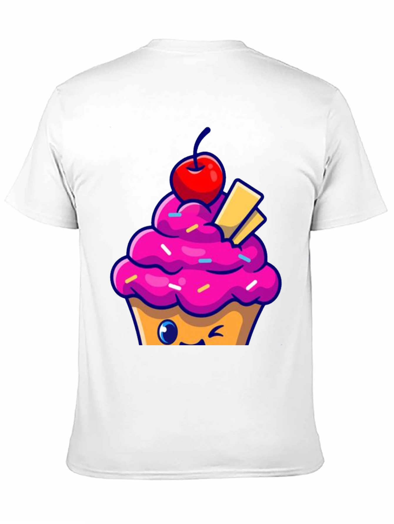 Cute Cupcake Graphic Tee - Sweet Style!