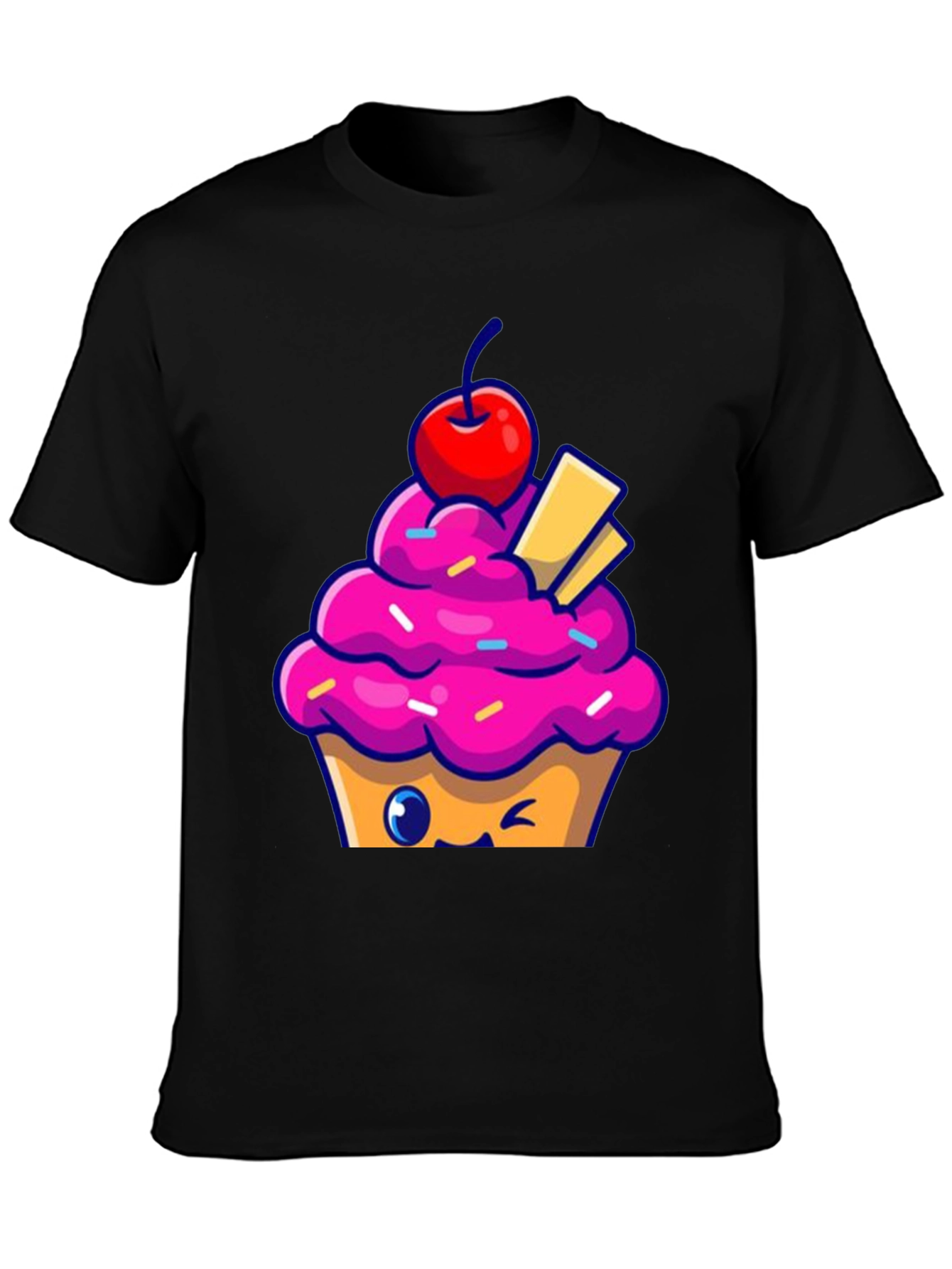 Cute Cupcake Graphic Tee - Sweet Style!