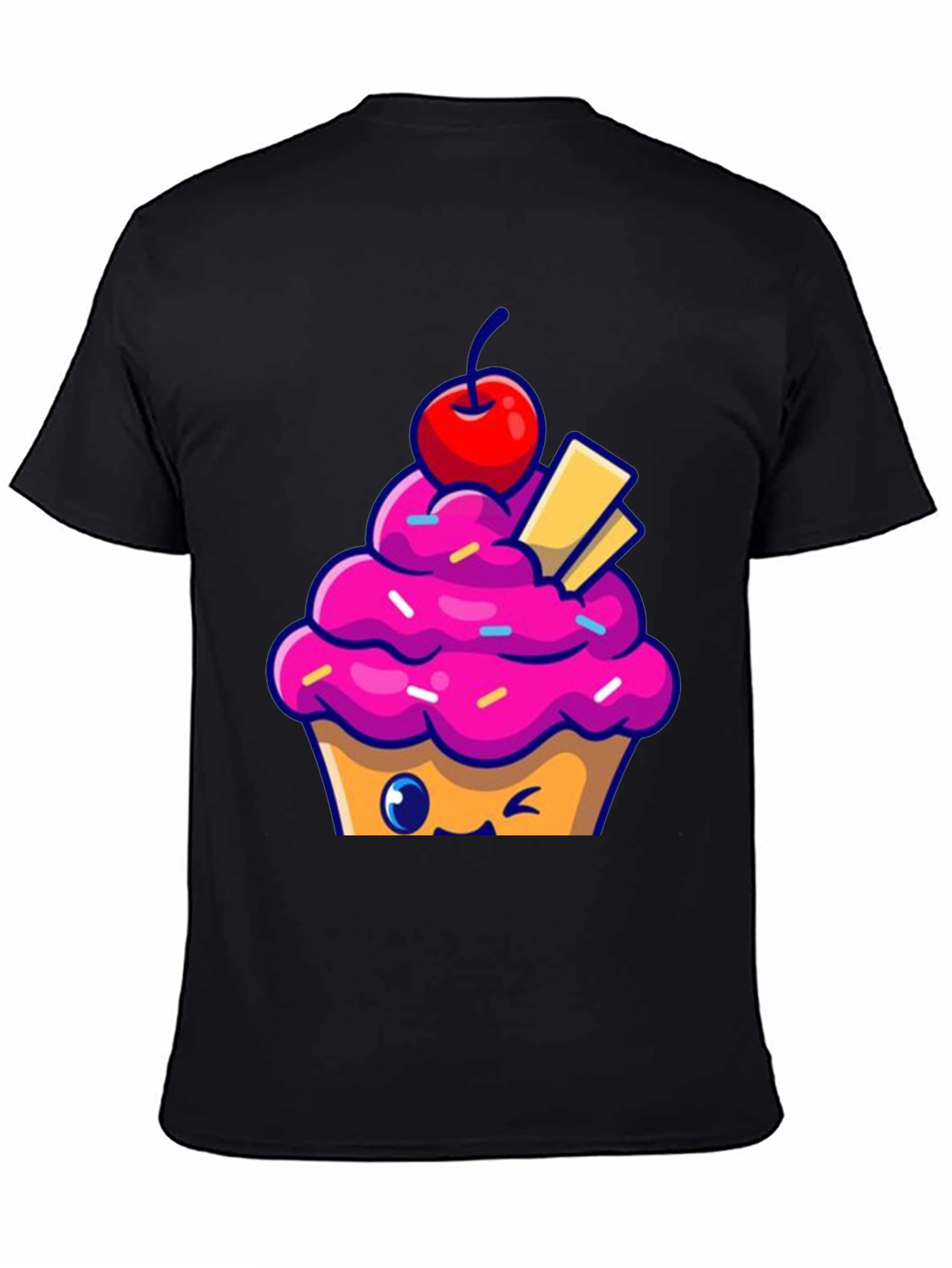 Cute Cupcake Graphic Tee - Sweet Style!