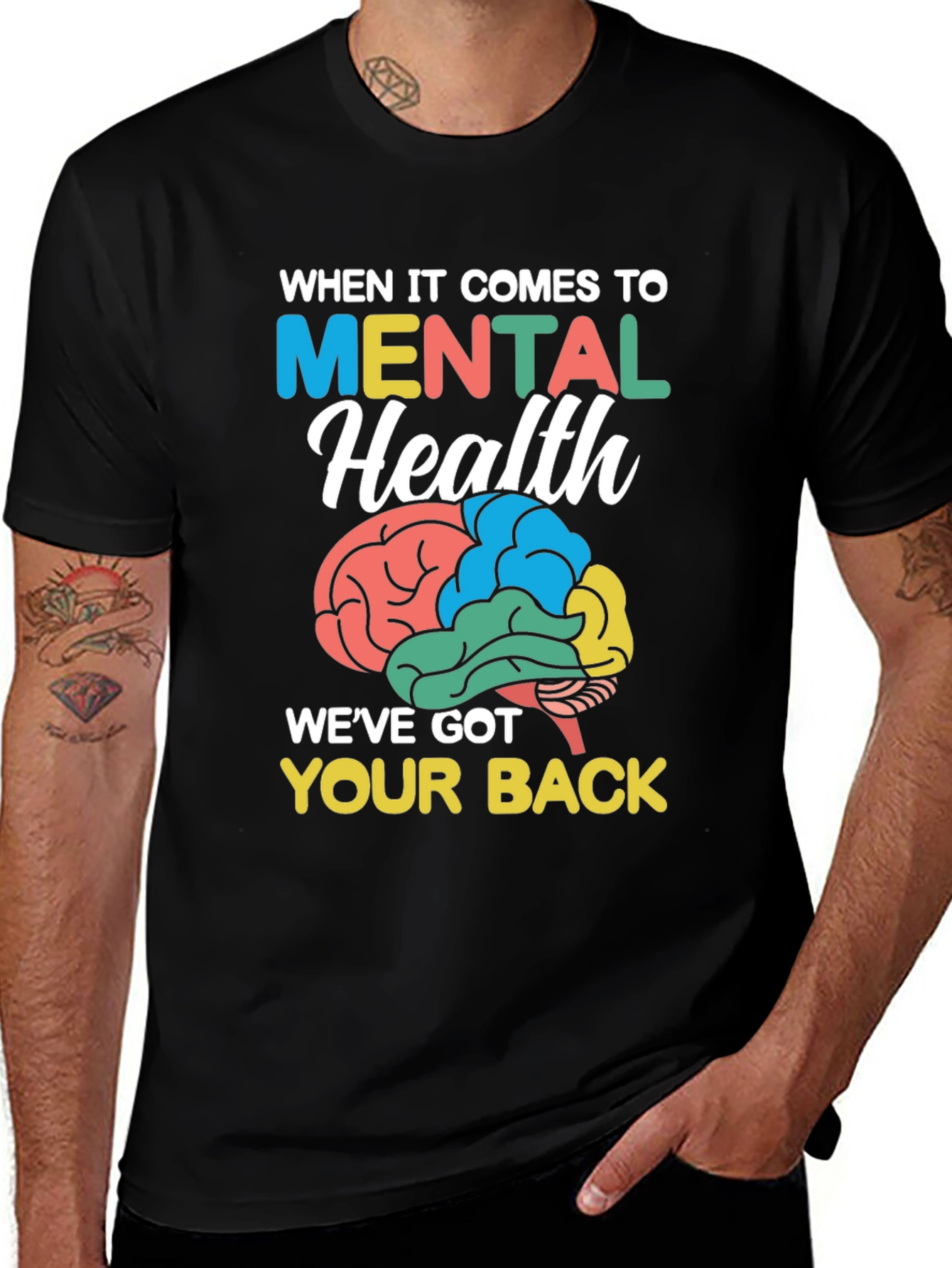 Mental Health Awareness T-Shirt - Weve Got Your Back