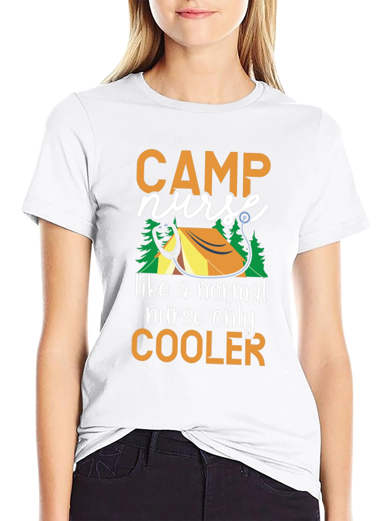 Camp Nurse Cooler Graphic Tee