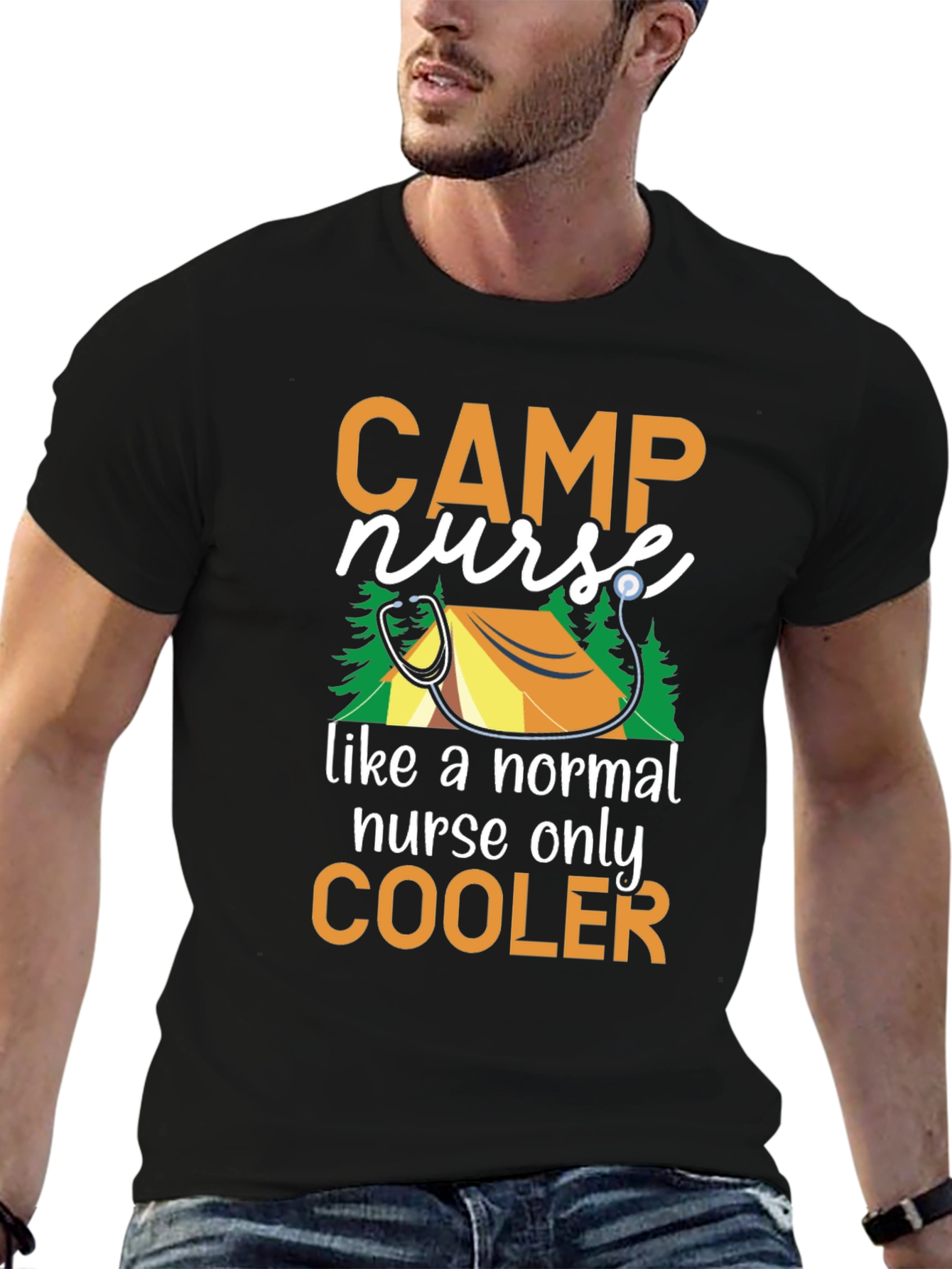 Camp Nurse Cooler Graphic Tee