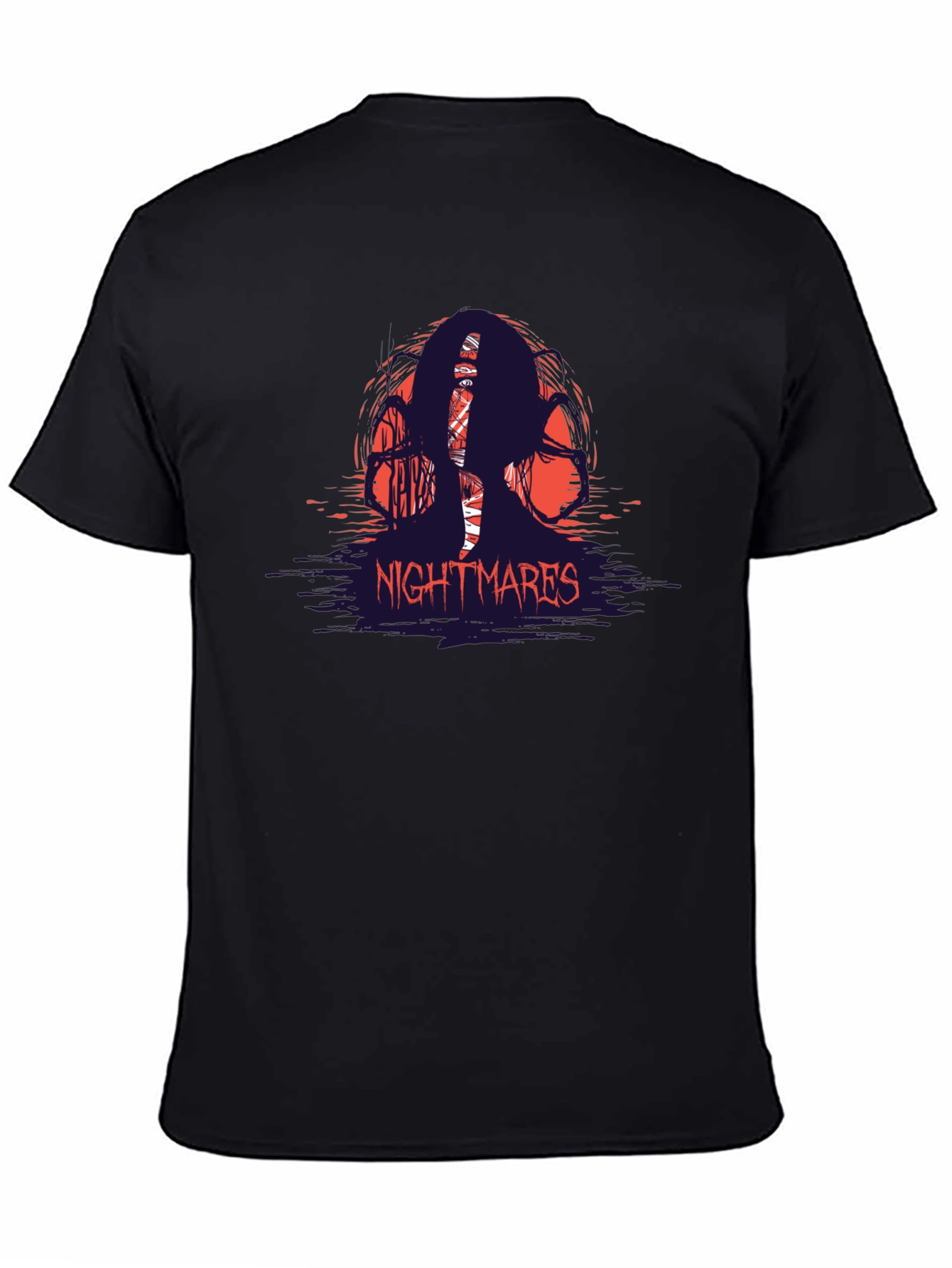 Nightmares Graphic T-Shirt - Horror Theme Tee