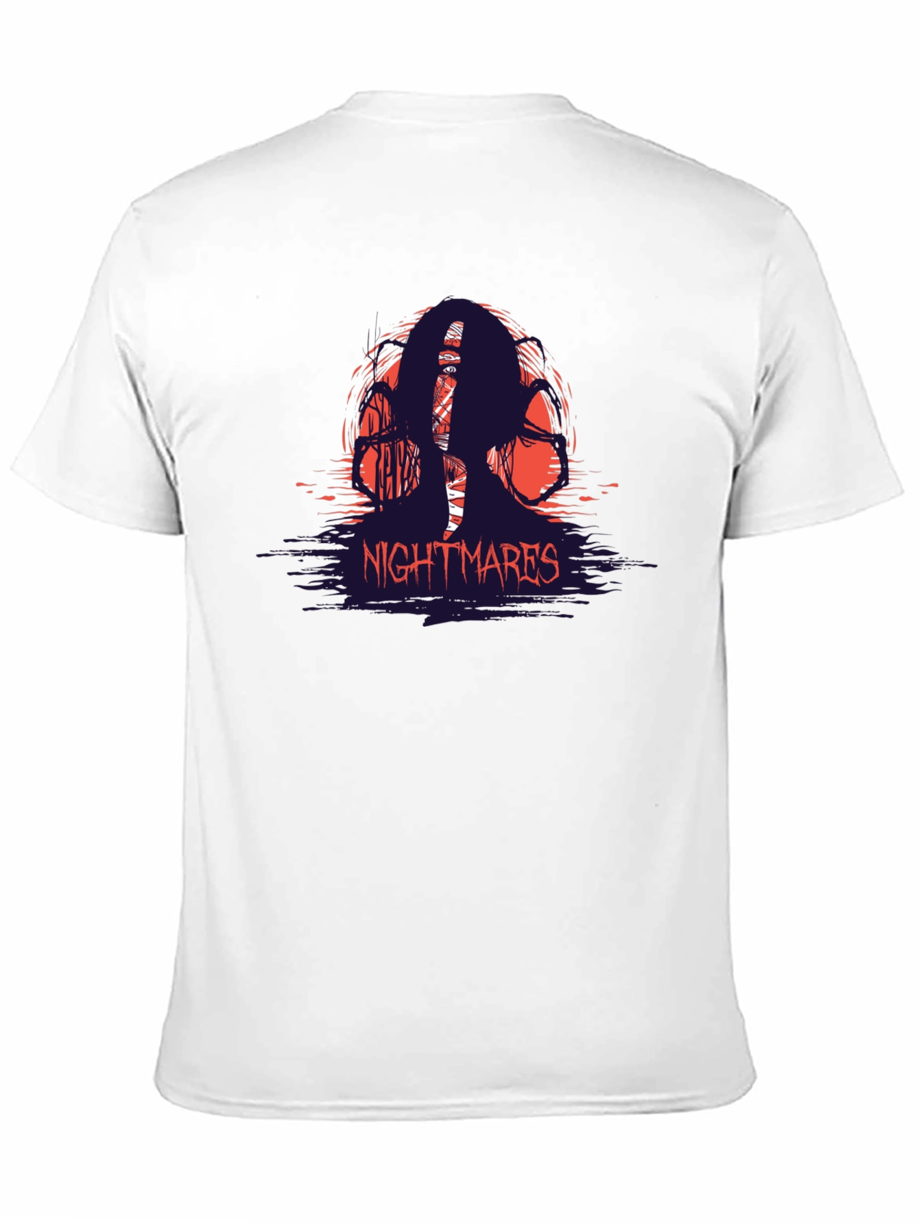 Nightmares Graphic T-Shirt - Horror Theme Tee