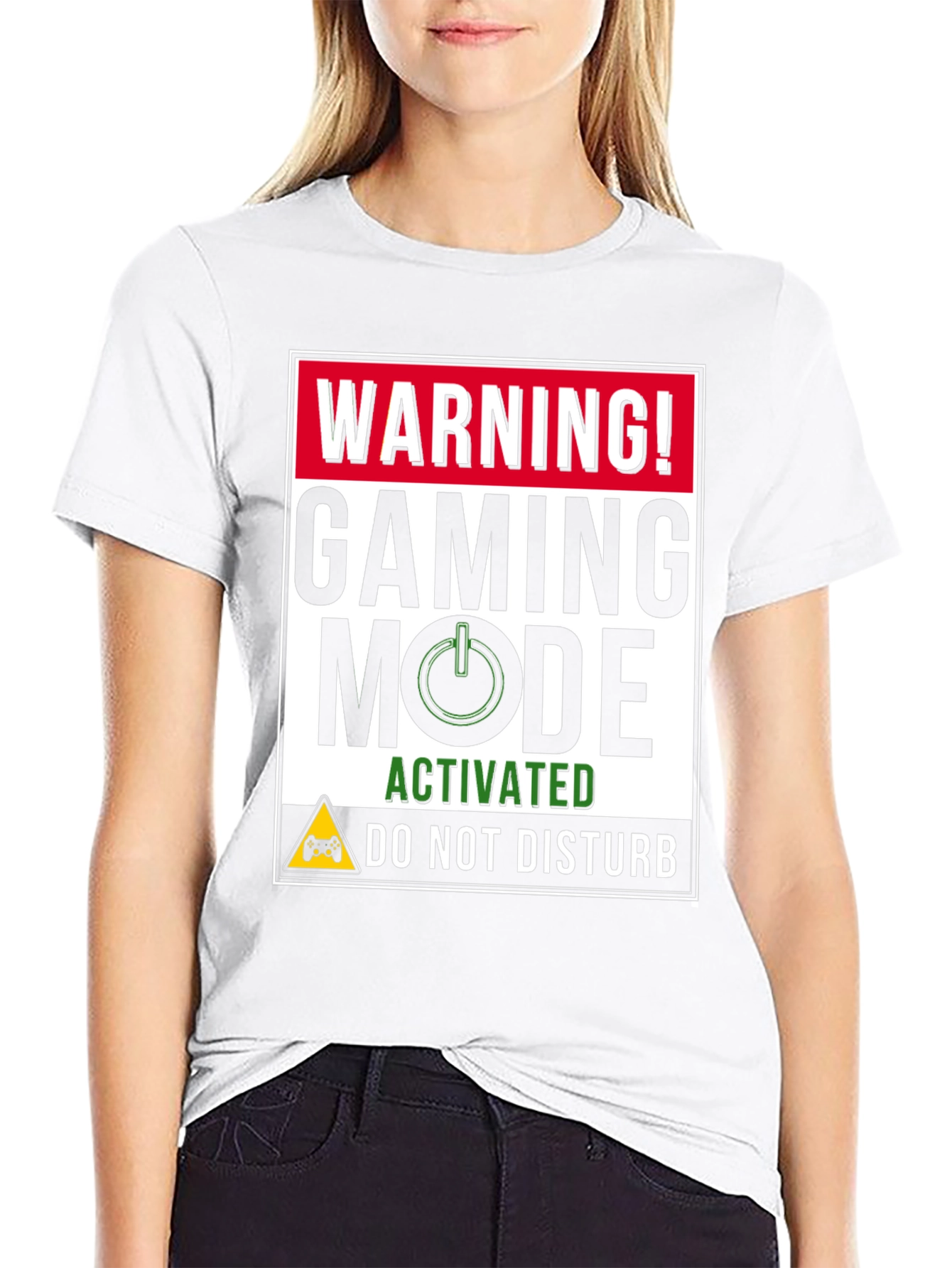 Gaming Mode Activated Black T-Shirt