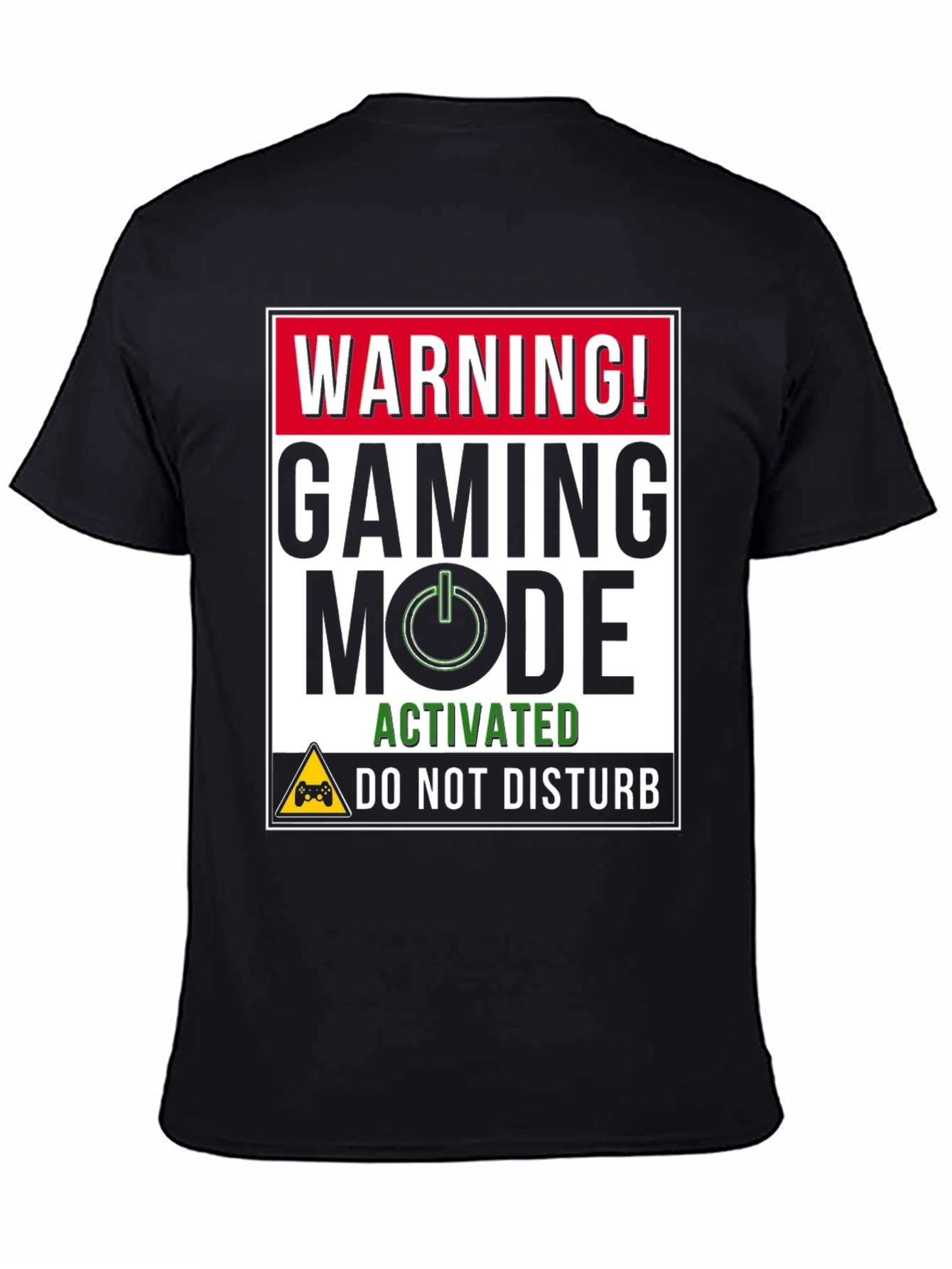 Gaming Mode Activated Black T-Shirt