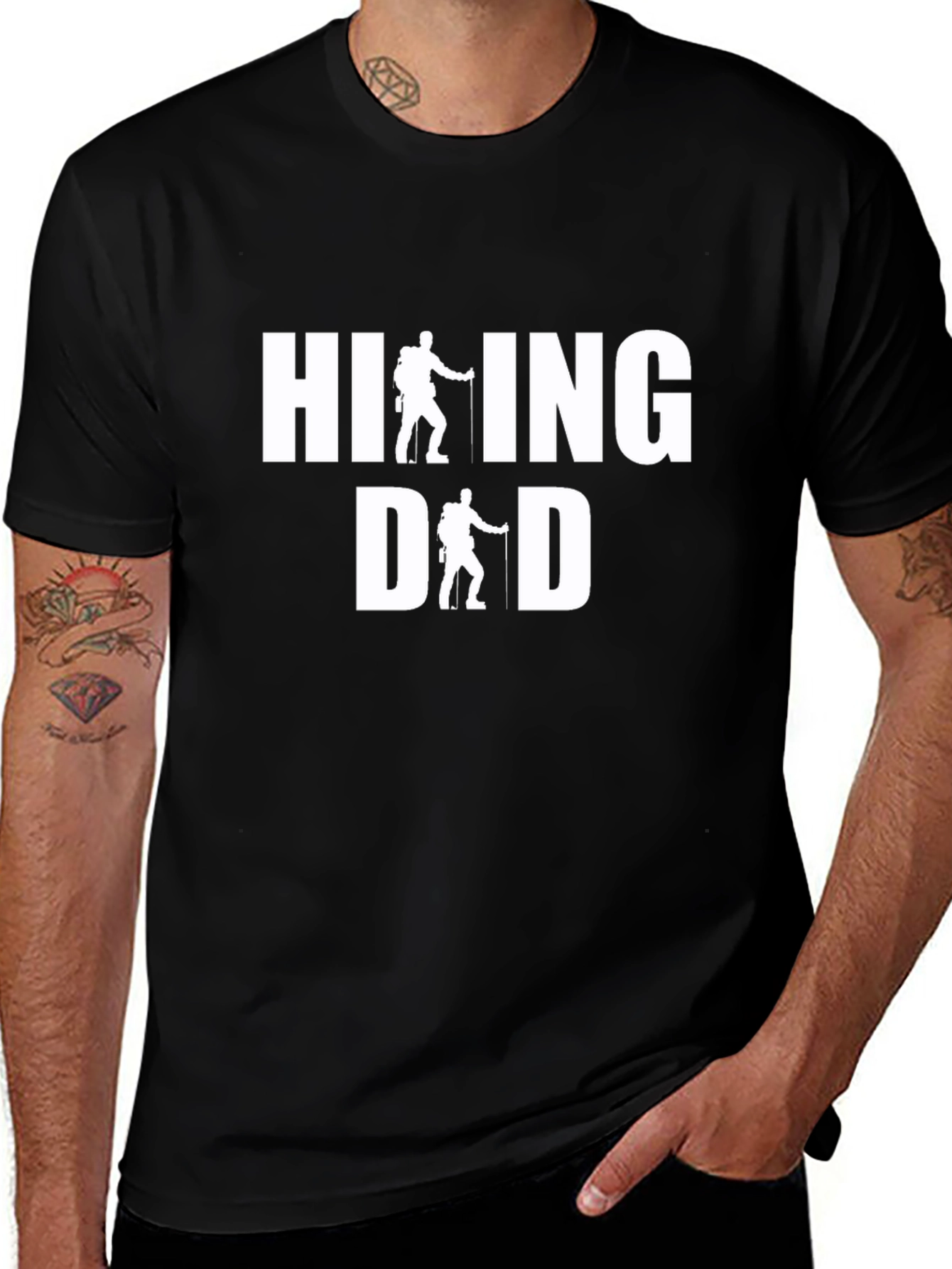 Hiking Dad Graphic Tee - Adventure Ready