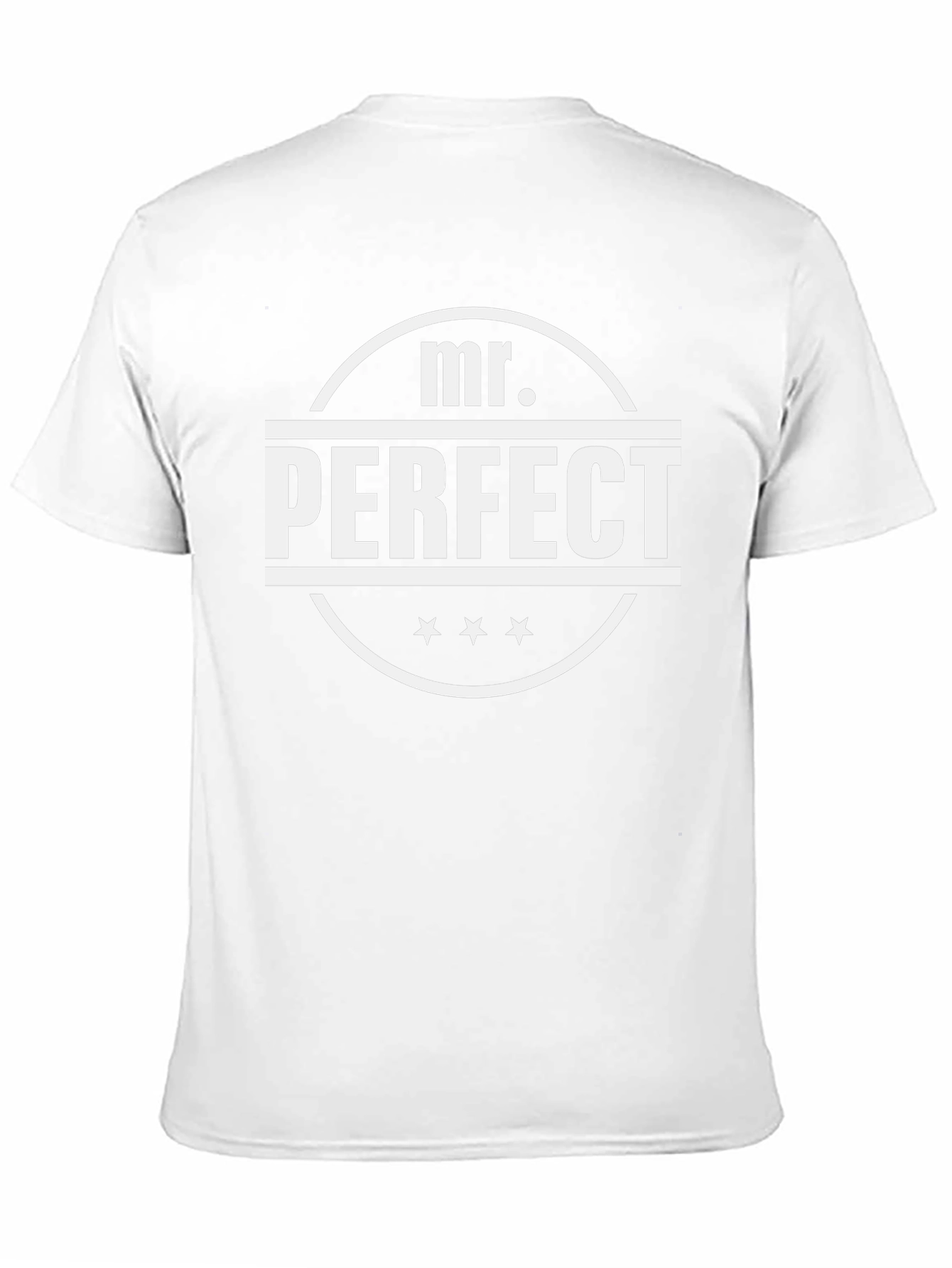 Mr. Perfect Black T-Shirt