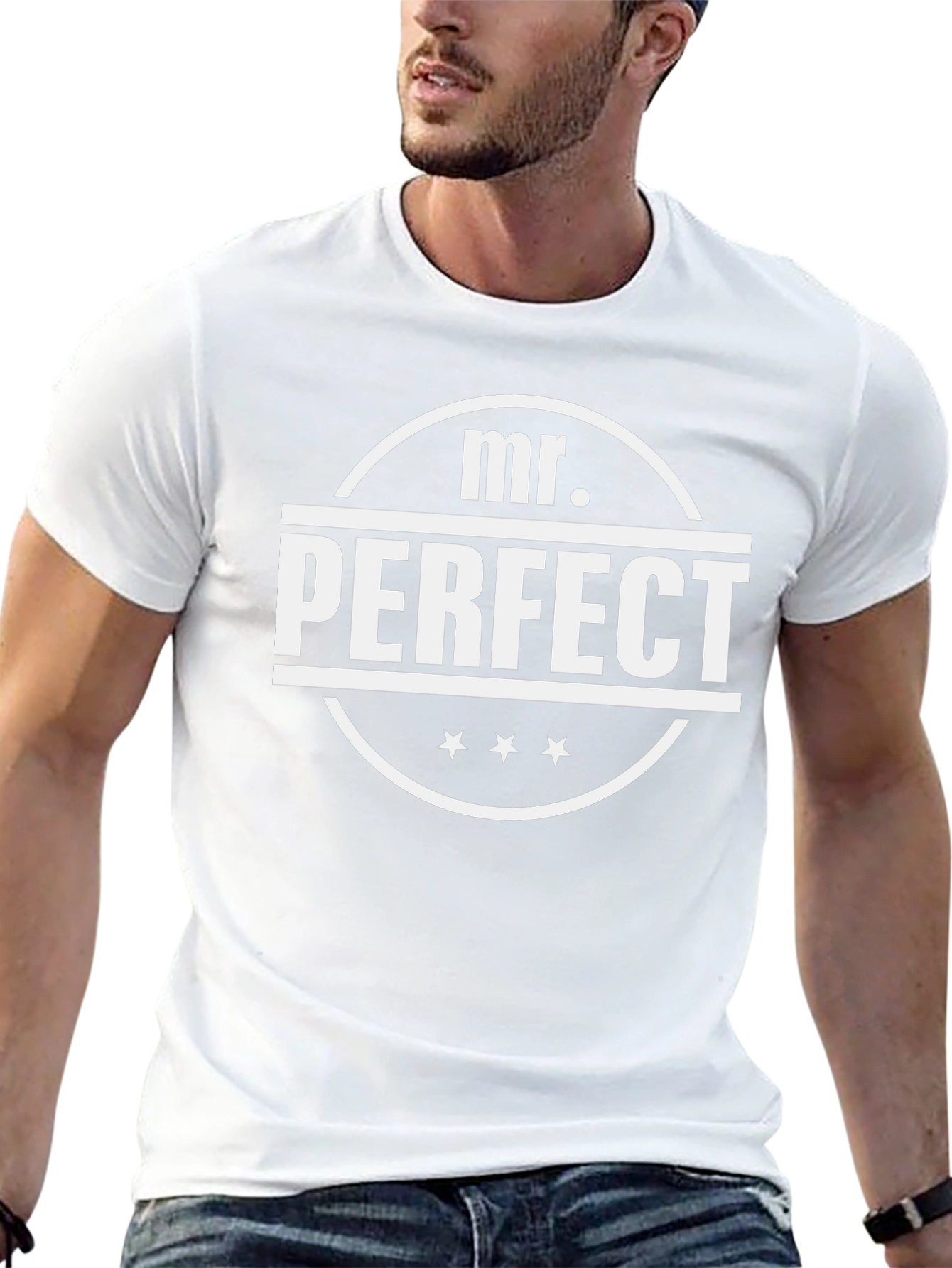 Mr. Perfect Black T-Shirt