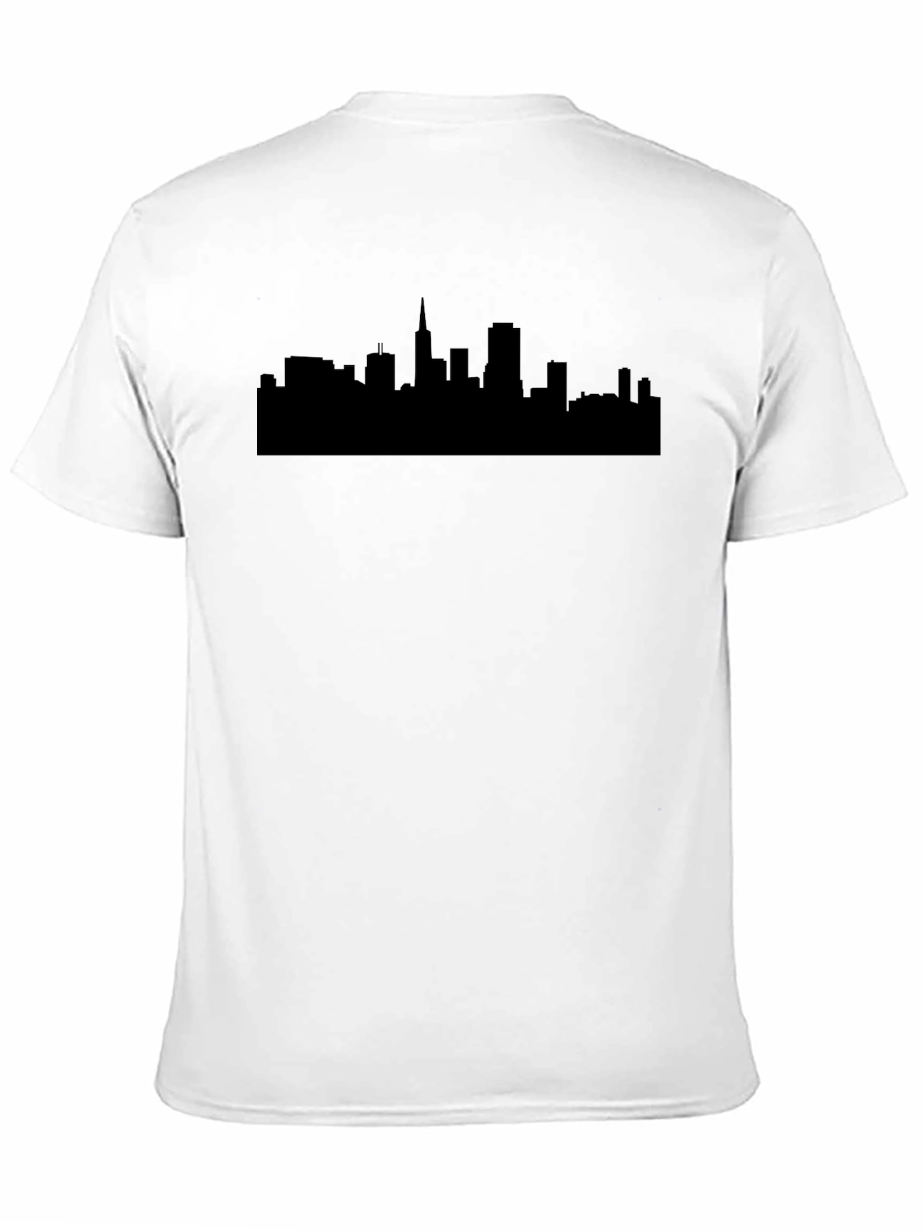 City Skyline Graphic T-Shirt - Classic Crew Neck
