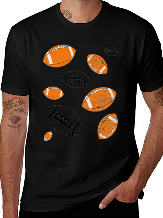Football Patterned T-Shirt