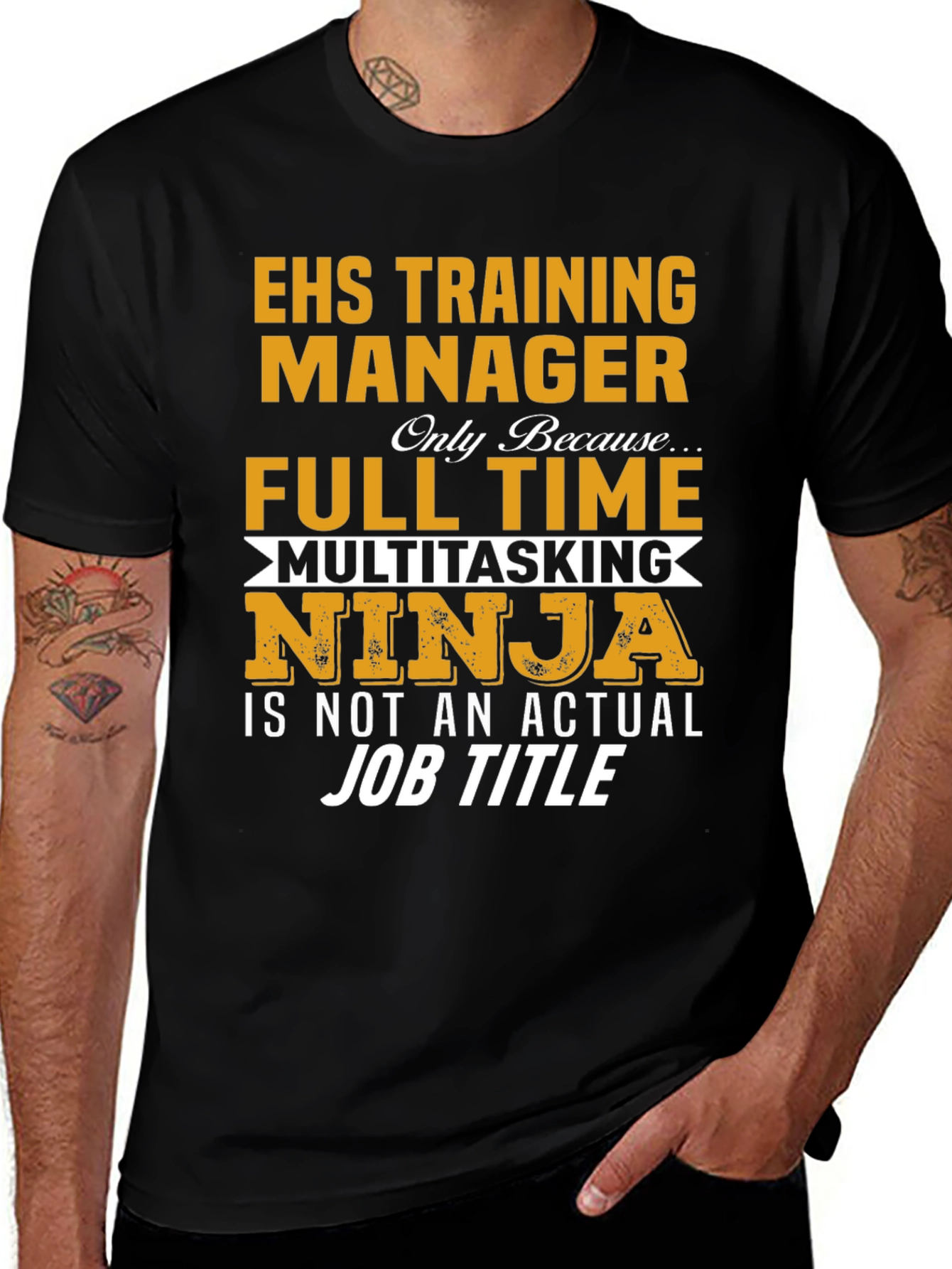 EHS Training Manager Full Time Ninja T-Shirt