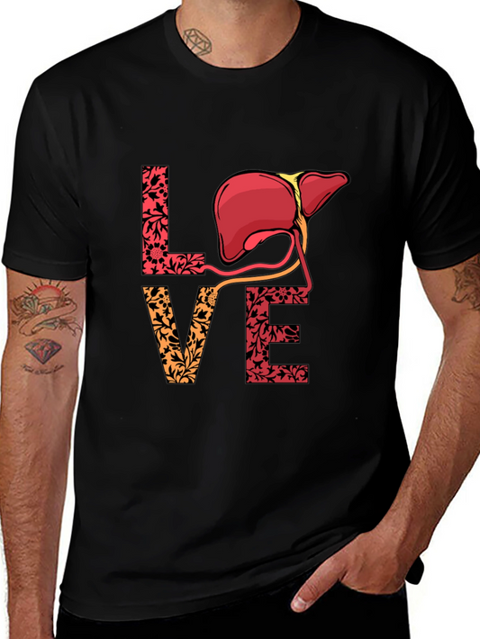 Love Liver T-Shirt - Floral Anatomy Tee