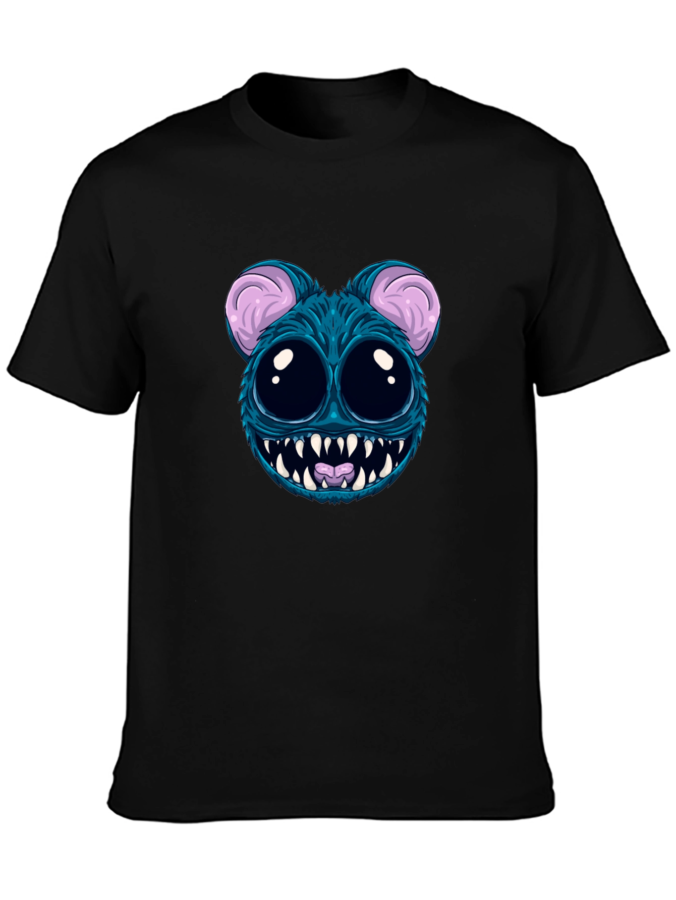 Monster Graphic Black T-Shirt