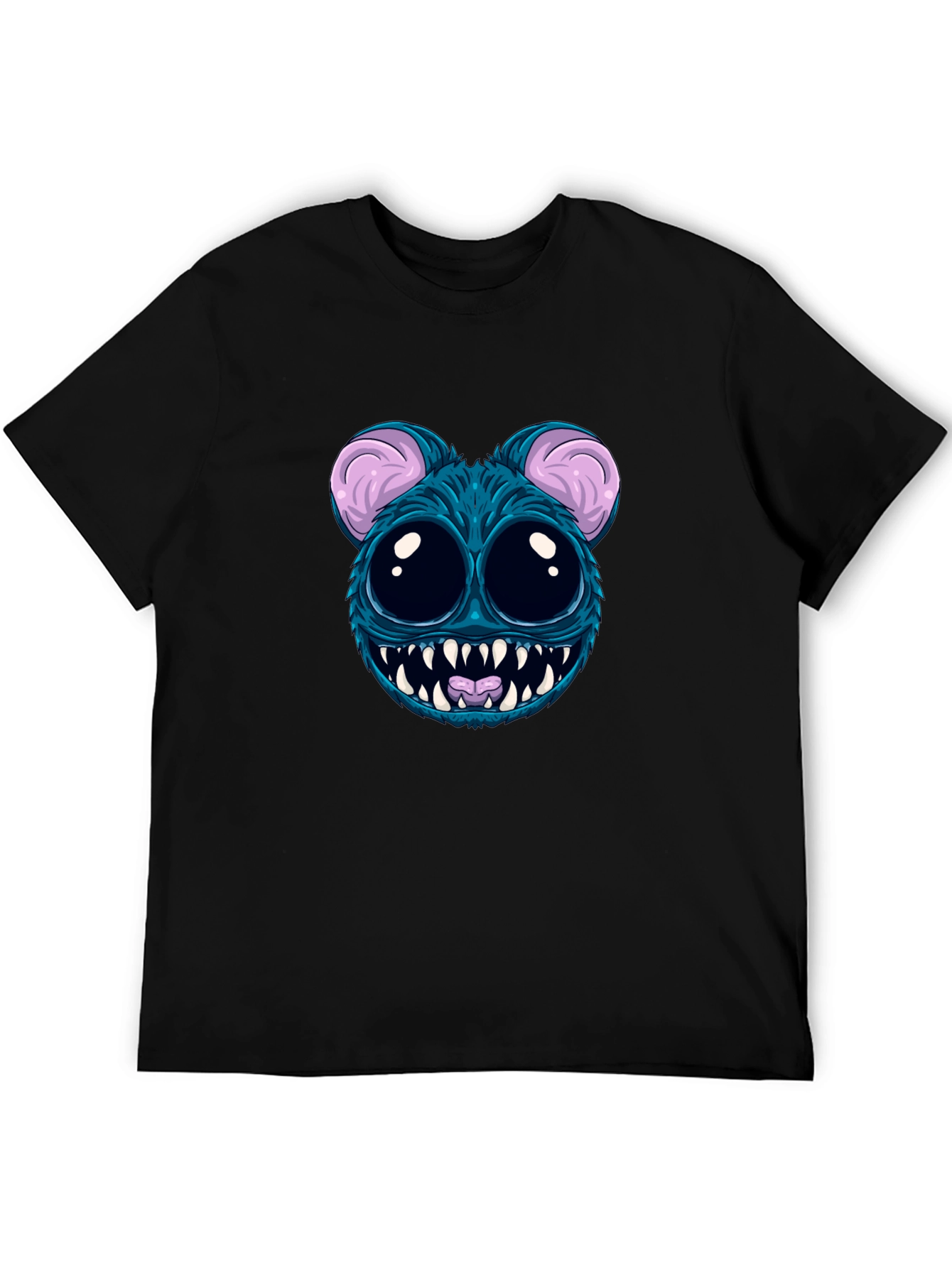 Monster Graphic Black T-Shirt