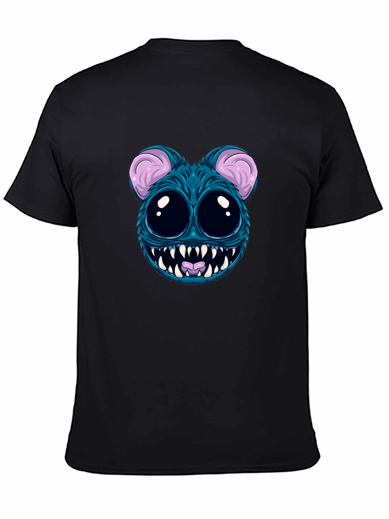 Monster Graphic Black T-Shirt