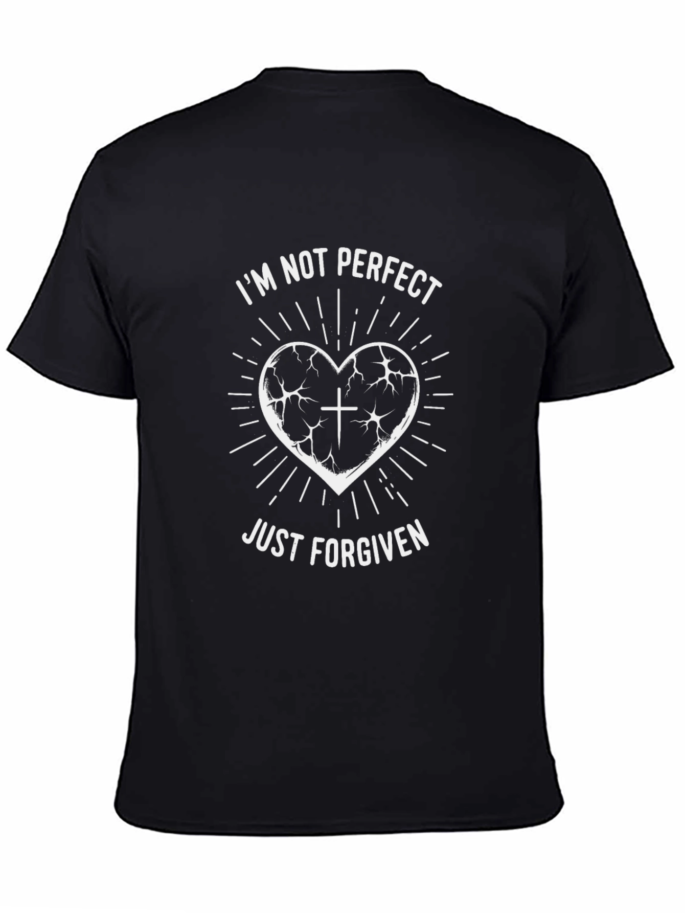 Im Not Perfect Just Forgiven Graphic T-Shirt