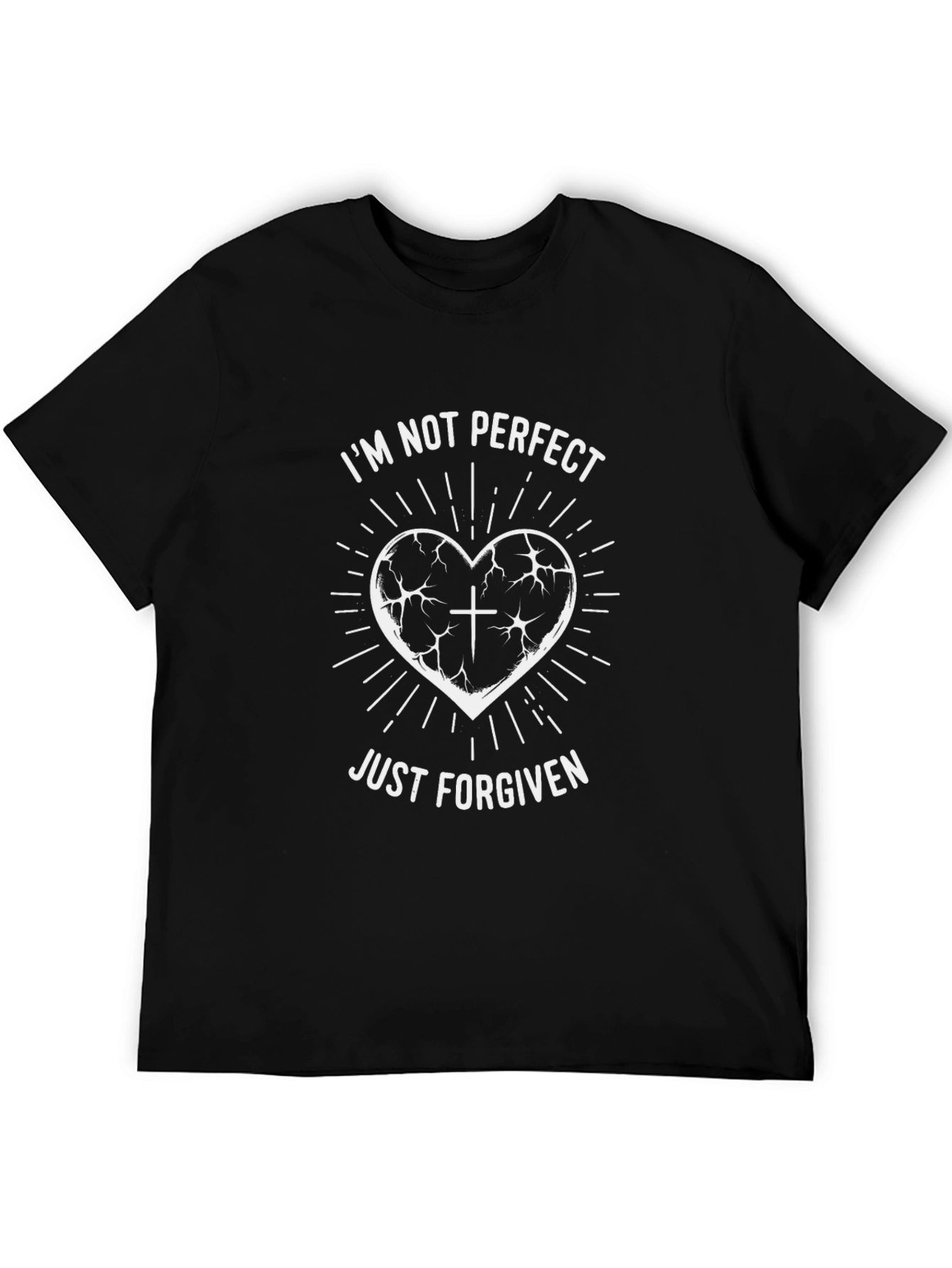 Im Not Perfect Just Forgiven Graphic T-Shirt