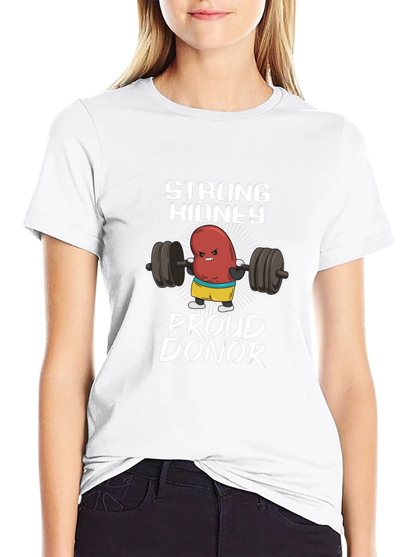 Strong Kidney Proud Donor Graphic T-Shirt