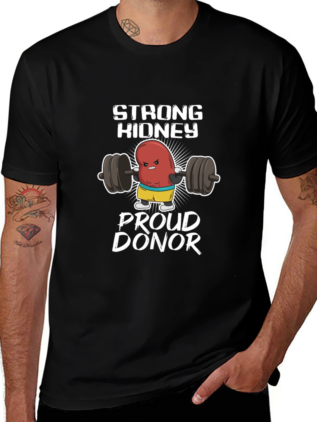 Strong Kidney Proud Donor Graphic T-Shirt