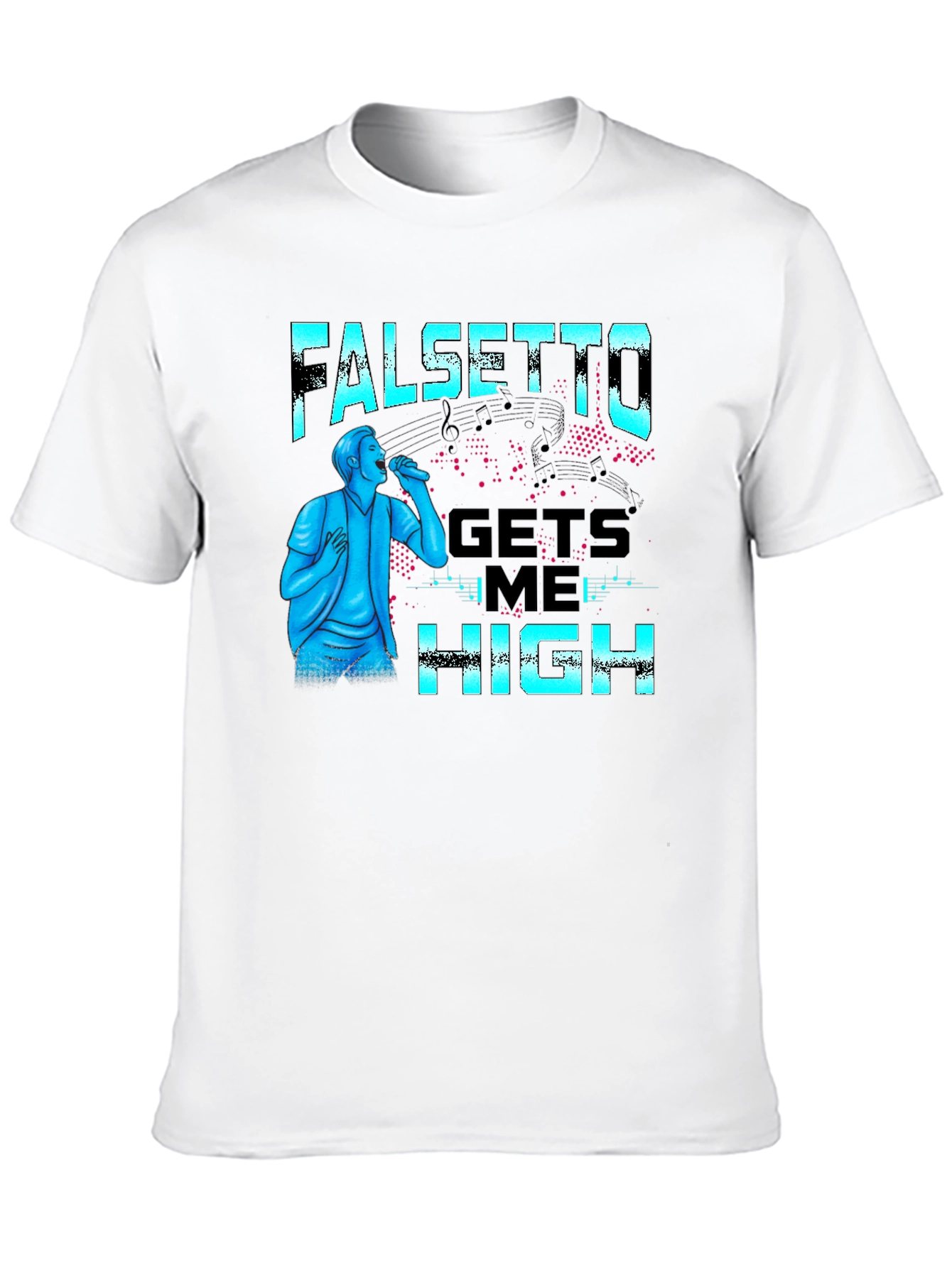 Falsetto Gets Me High Graphic Tee