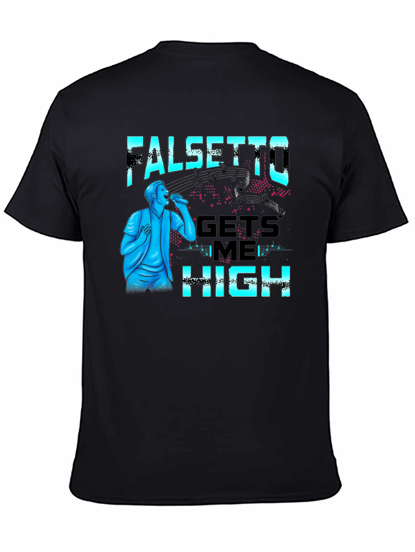 Falsetto Gets Me High Graphic Tee
