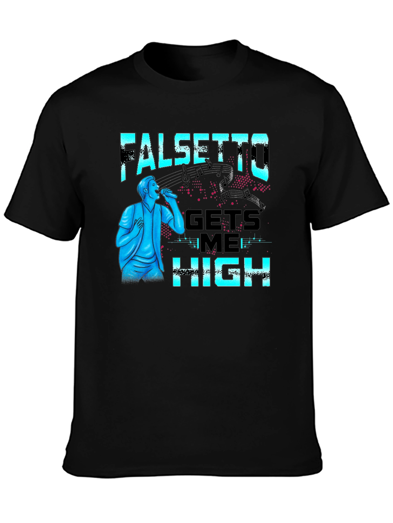 Falsetto Gets Me High Graphic Tee