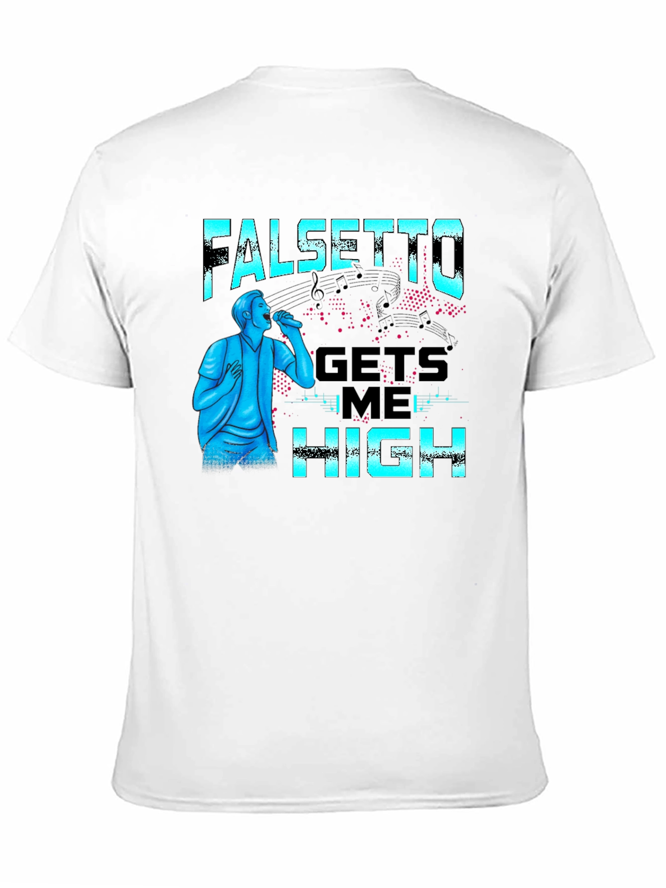 Falsetto Gets Me High Graphic Tee
