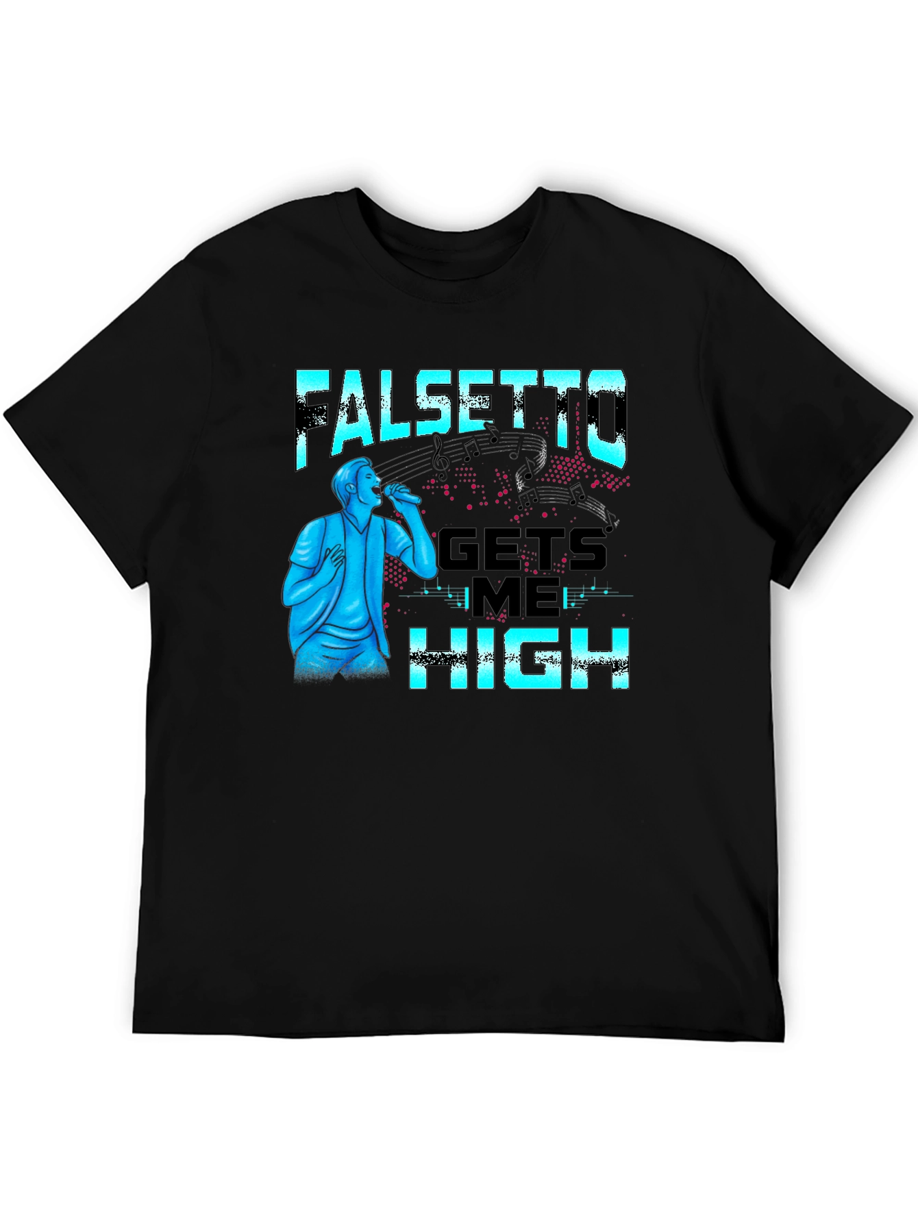 Falsetto Gets Me High Graphic Tee
