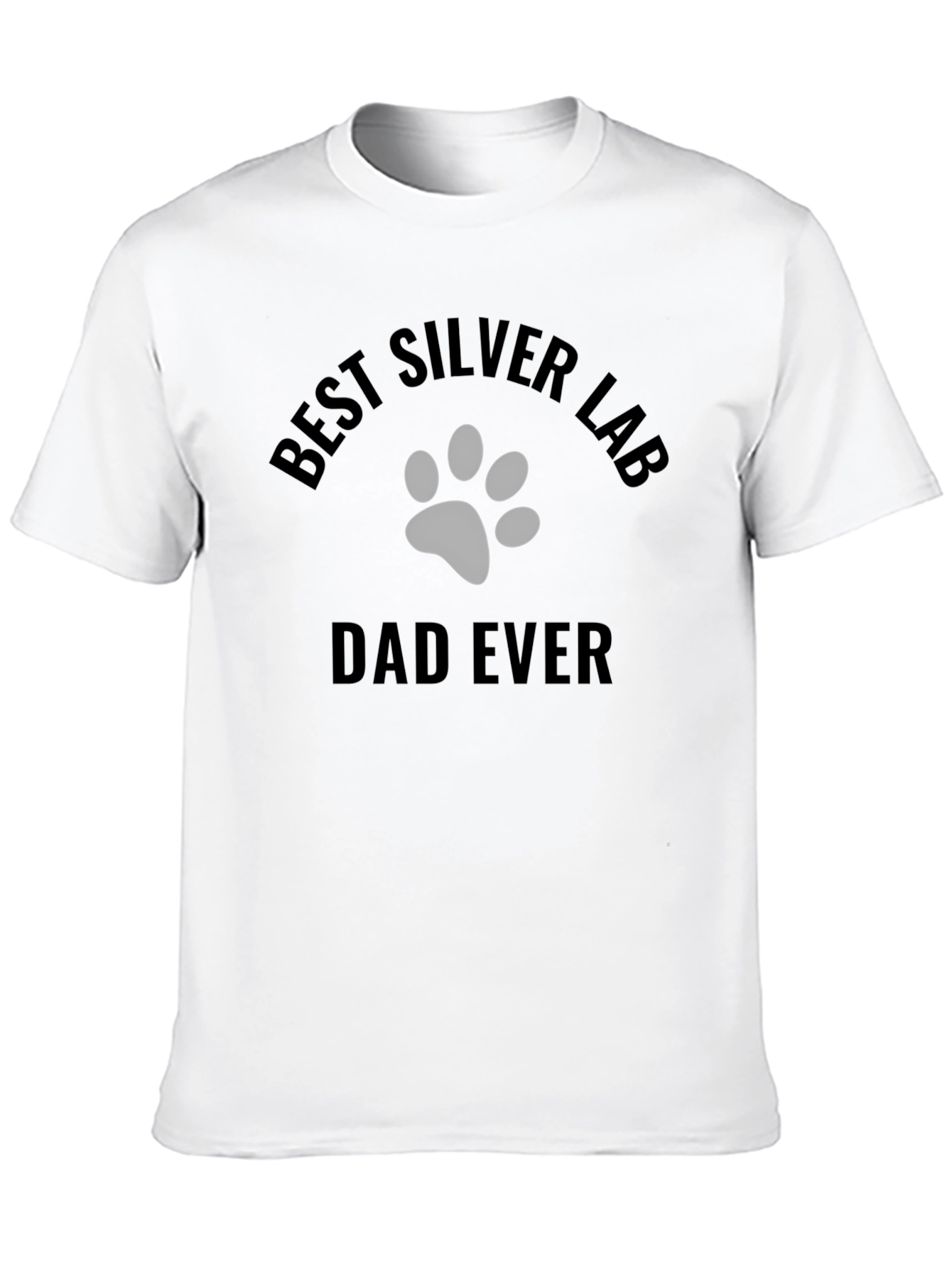Best Silver Lab Dad Ever T-Shirt