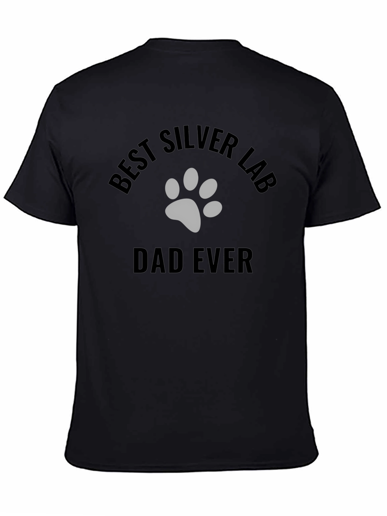 Best Silver Lab Dad Ever T-Shirt