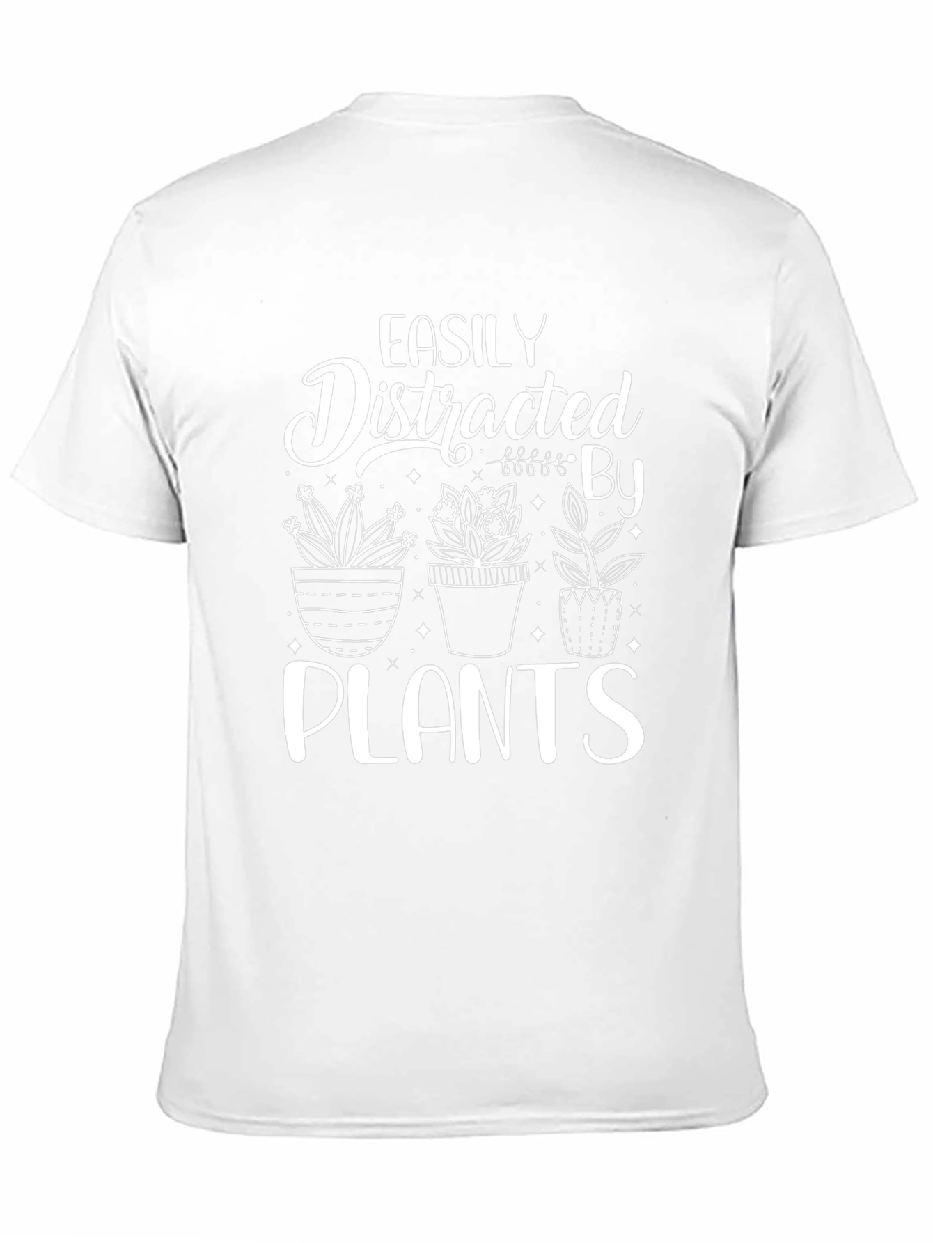 Easily Distracted By Plants Graphic T-Shirt