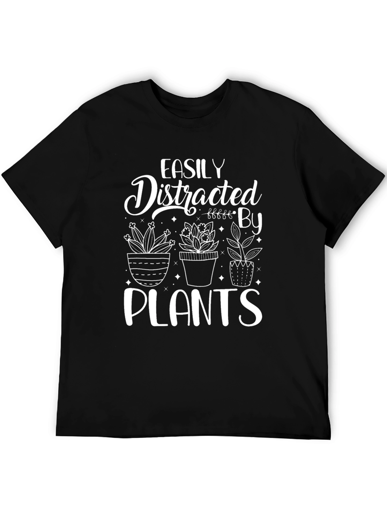 Easily Distracted By Plants Graphic T-Shirt