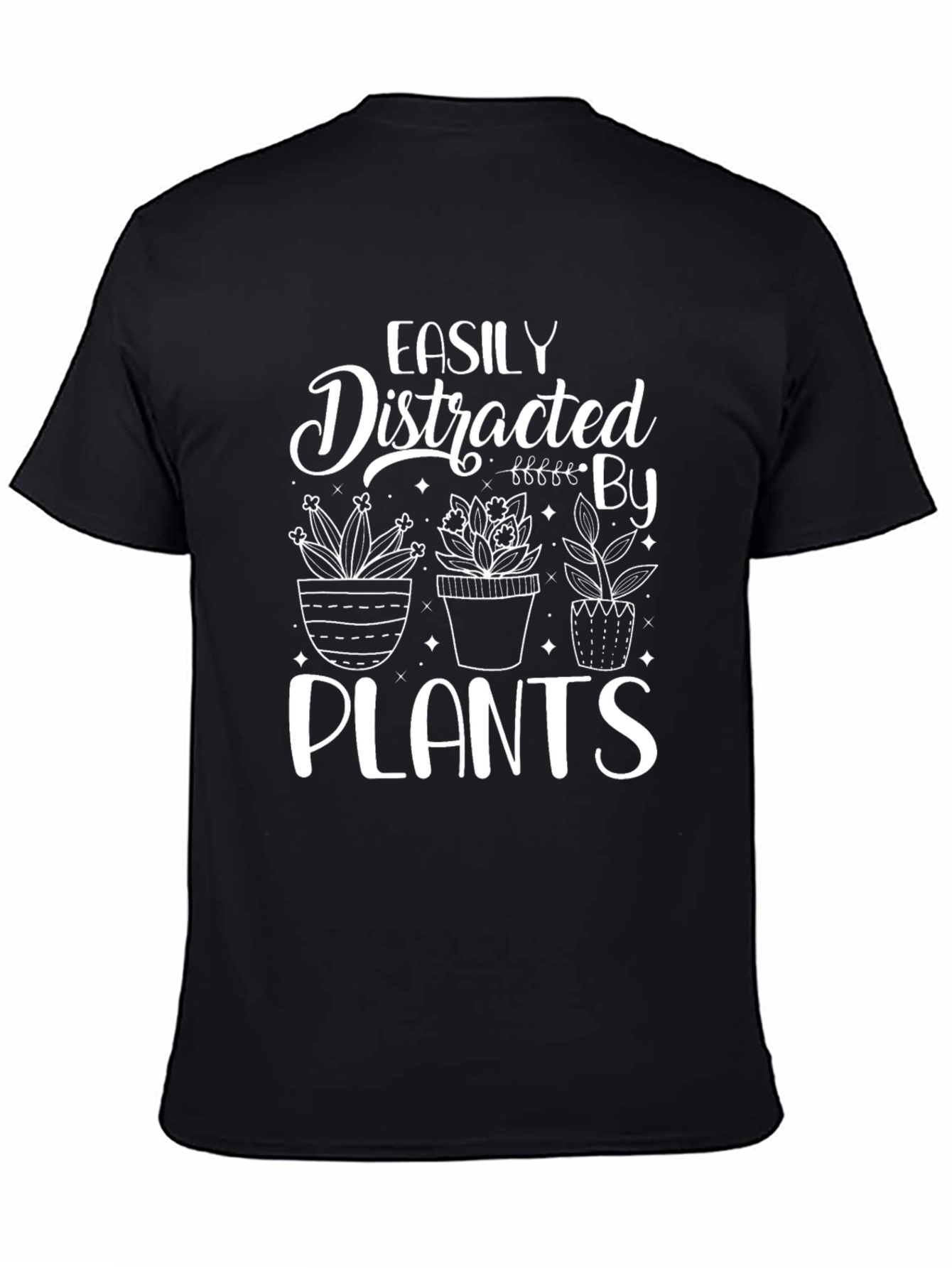 Easily Distracted By Plants Graphic T-Shirt