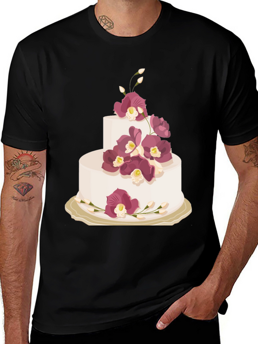 Cake Graphic Tee - Sweet Celebration Style