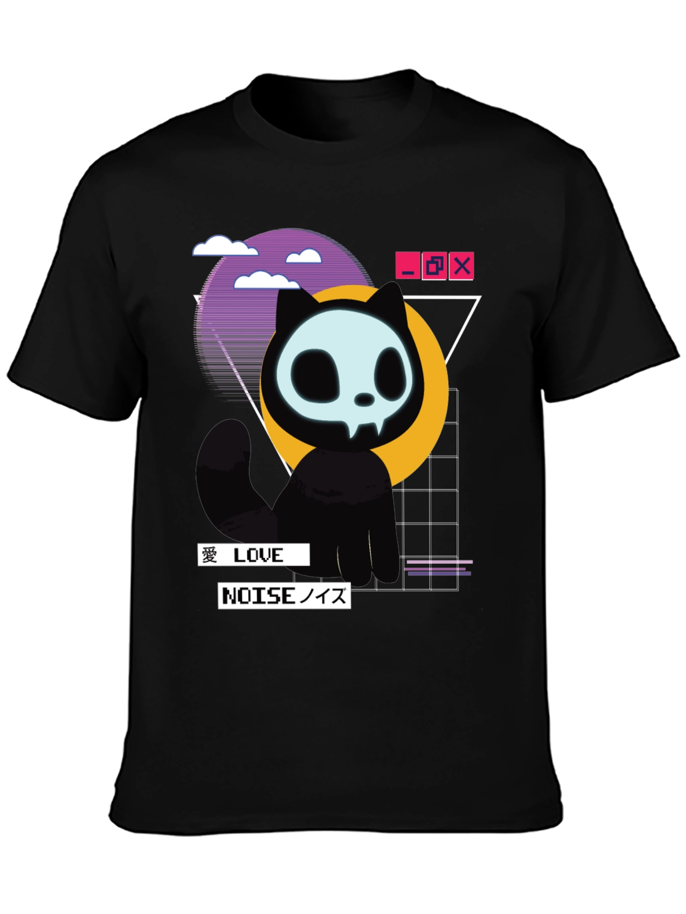 Mystic Cat T-Shirt - Vaporwave Style