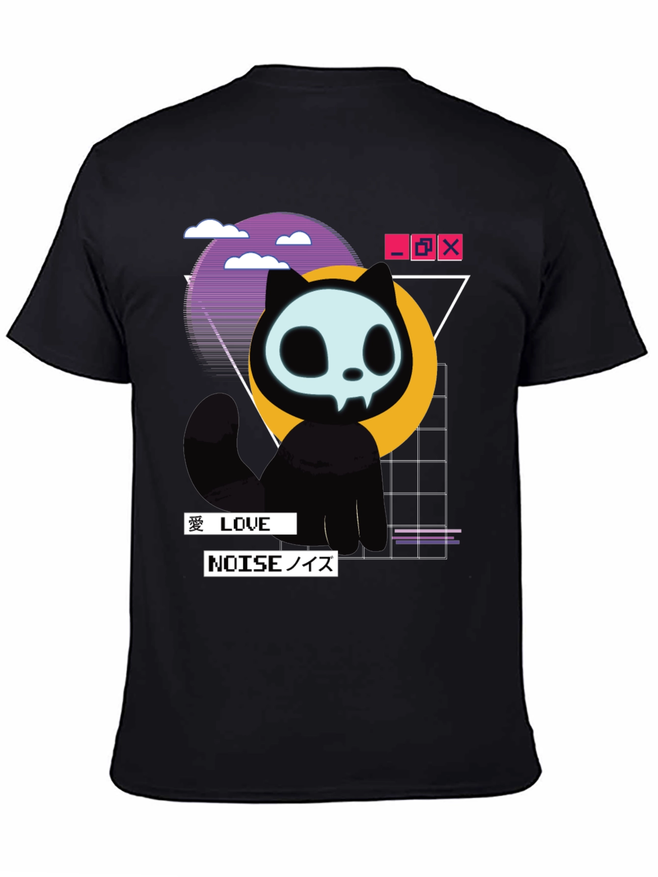 Mystic Cat T-Shirt - Vaporwave Style