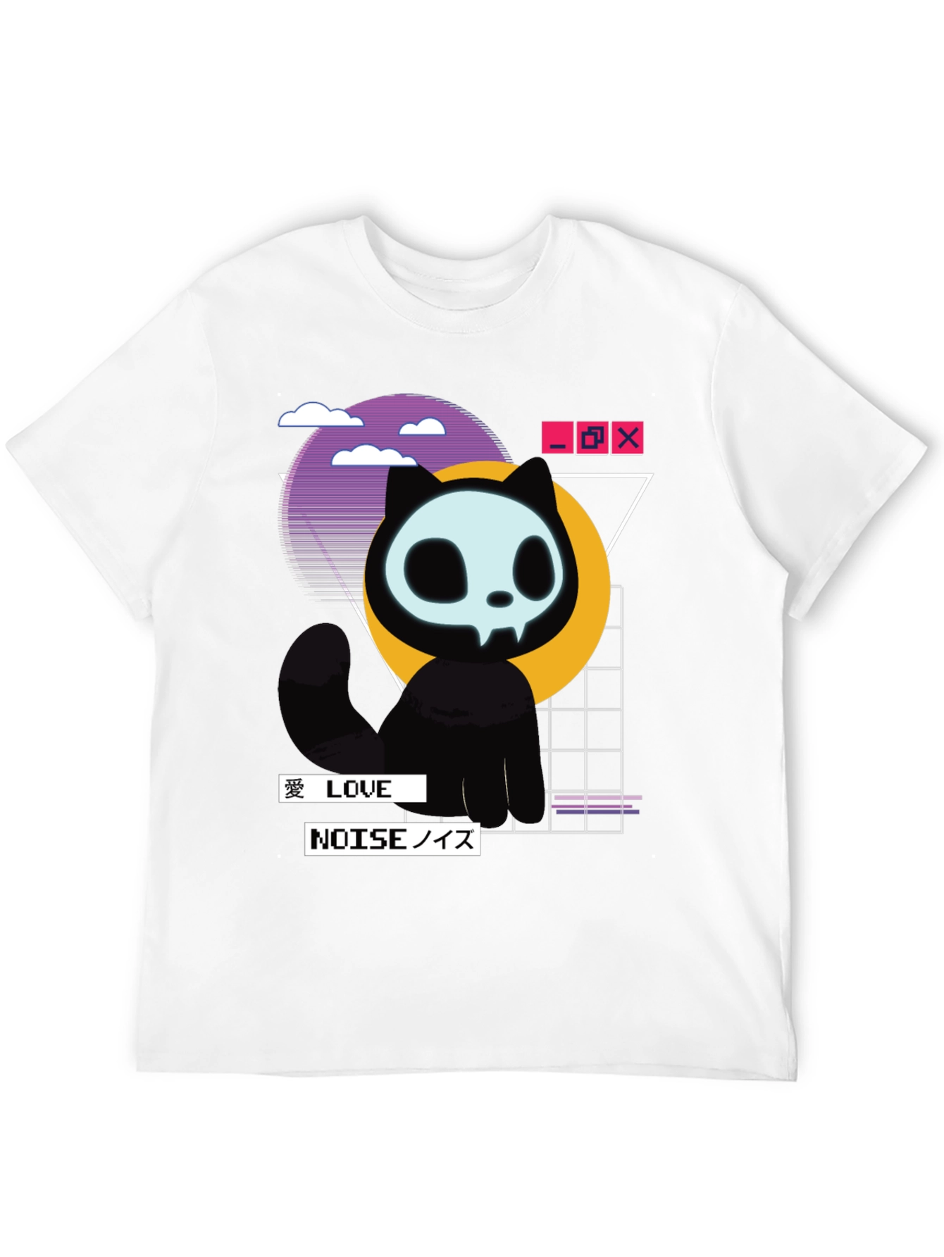 Mystic Cat T-Shirt - Vaporwave Style