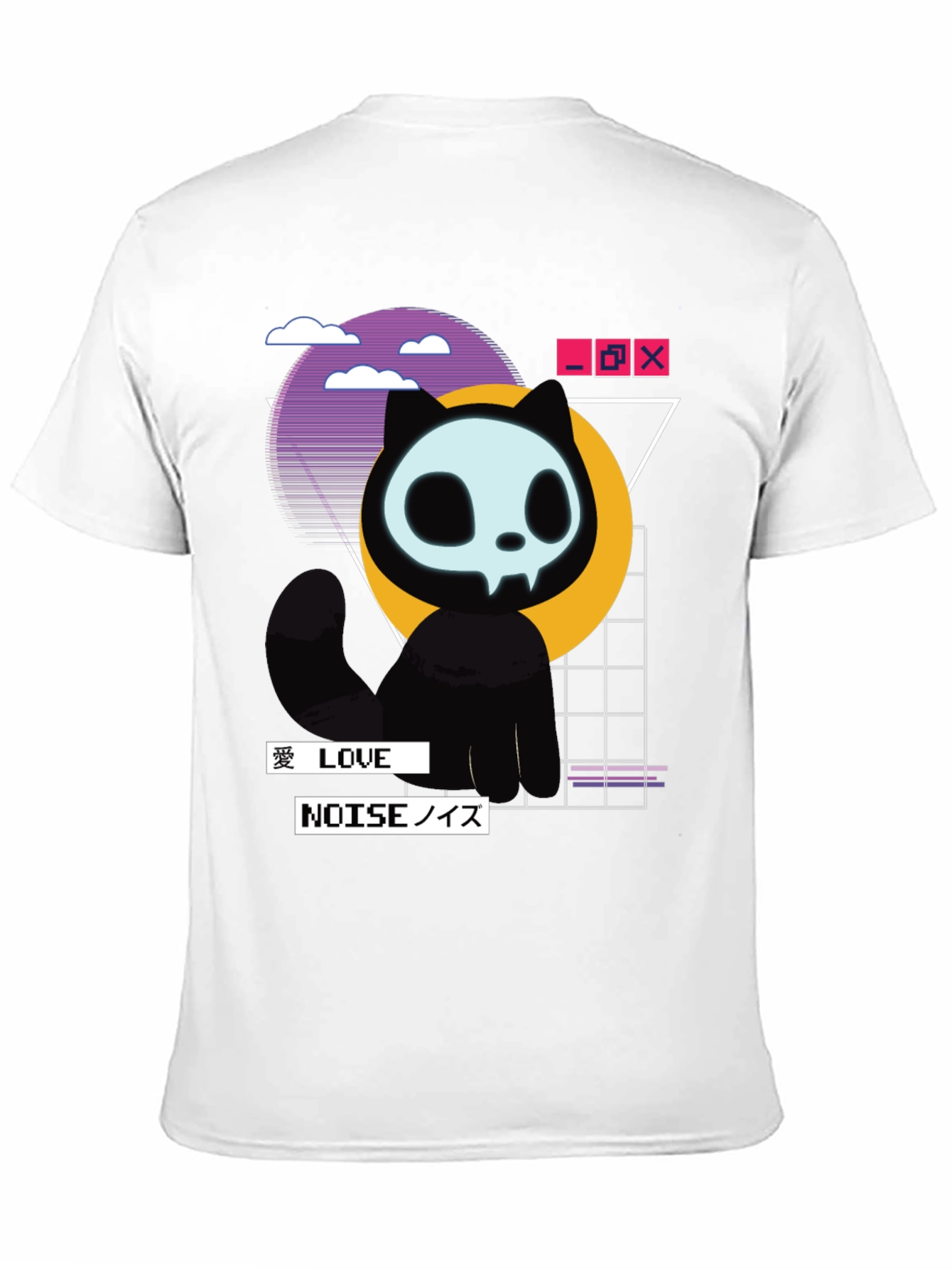 Mystic Cat T-Shirt - Vaporwave Style