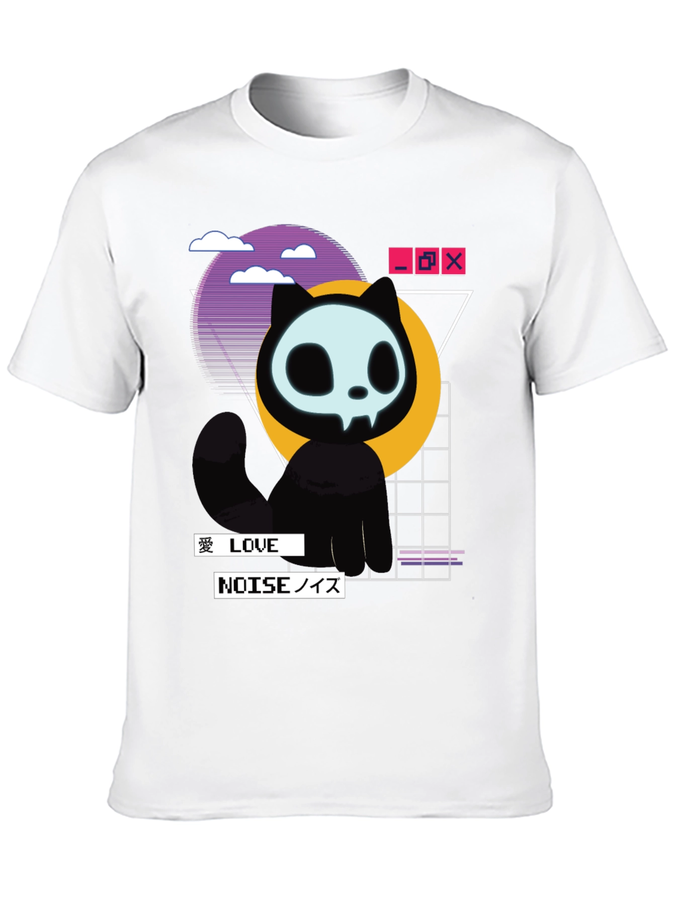 Mystic Cat T-Shirt - Vaporwave Style